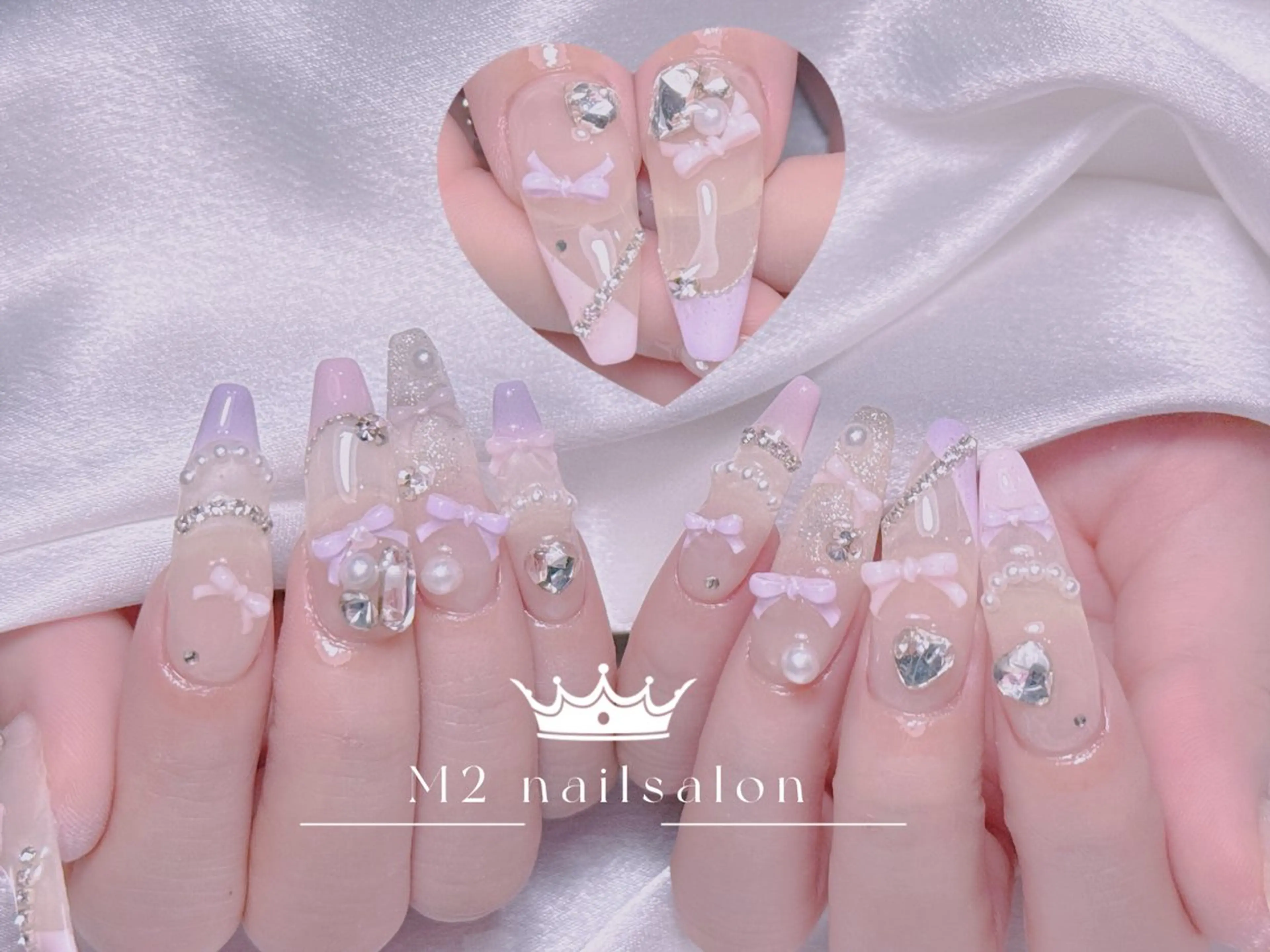 ネイル ハンドネイル 長さだし専門店 M2　rikaのネイルデザイン