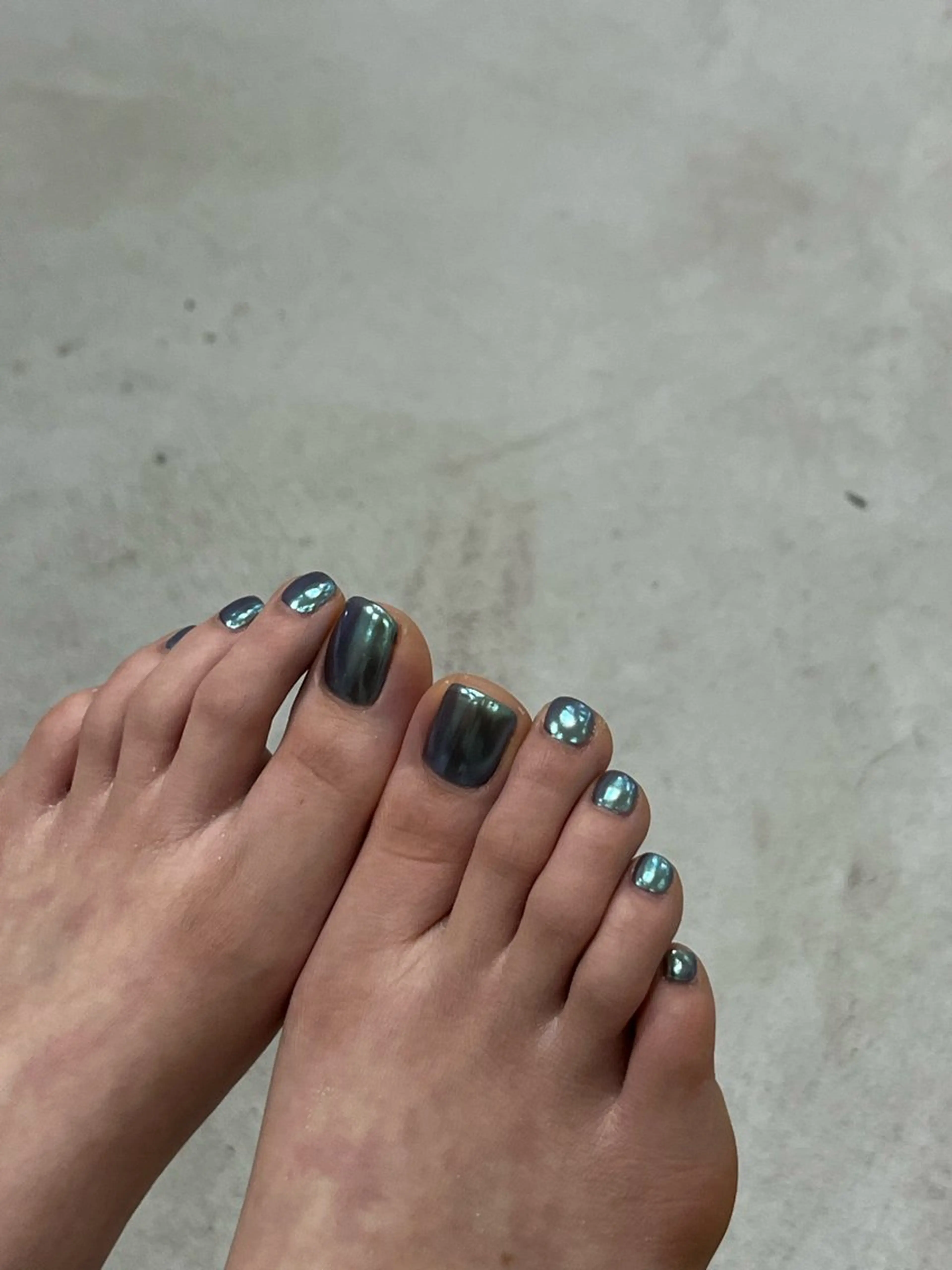 ネイル ミラーネイル ワンカラーネイル Hi,nail mahoのネイルデザイン