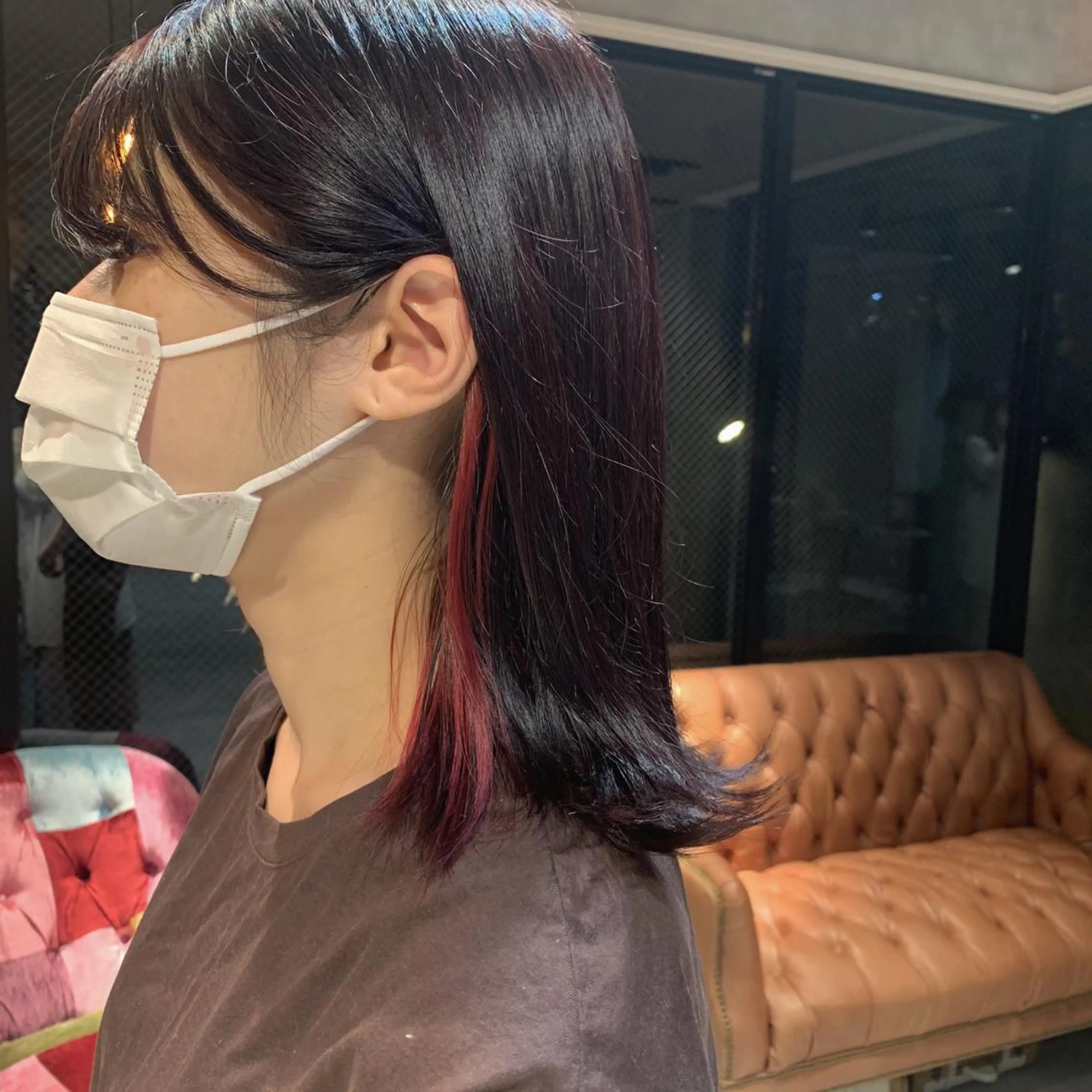 ミディアム カラー SALOWIN京都河原町suite店所属・うる艶カラー／ 髪質改善／arisaのヘアスタイル