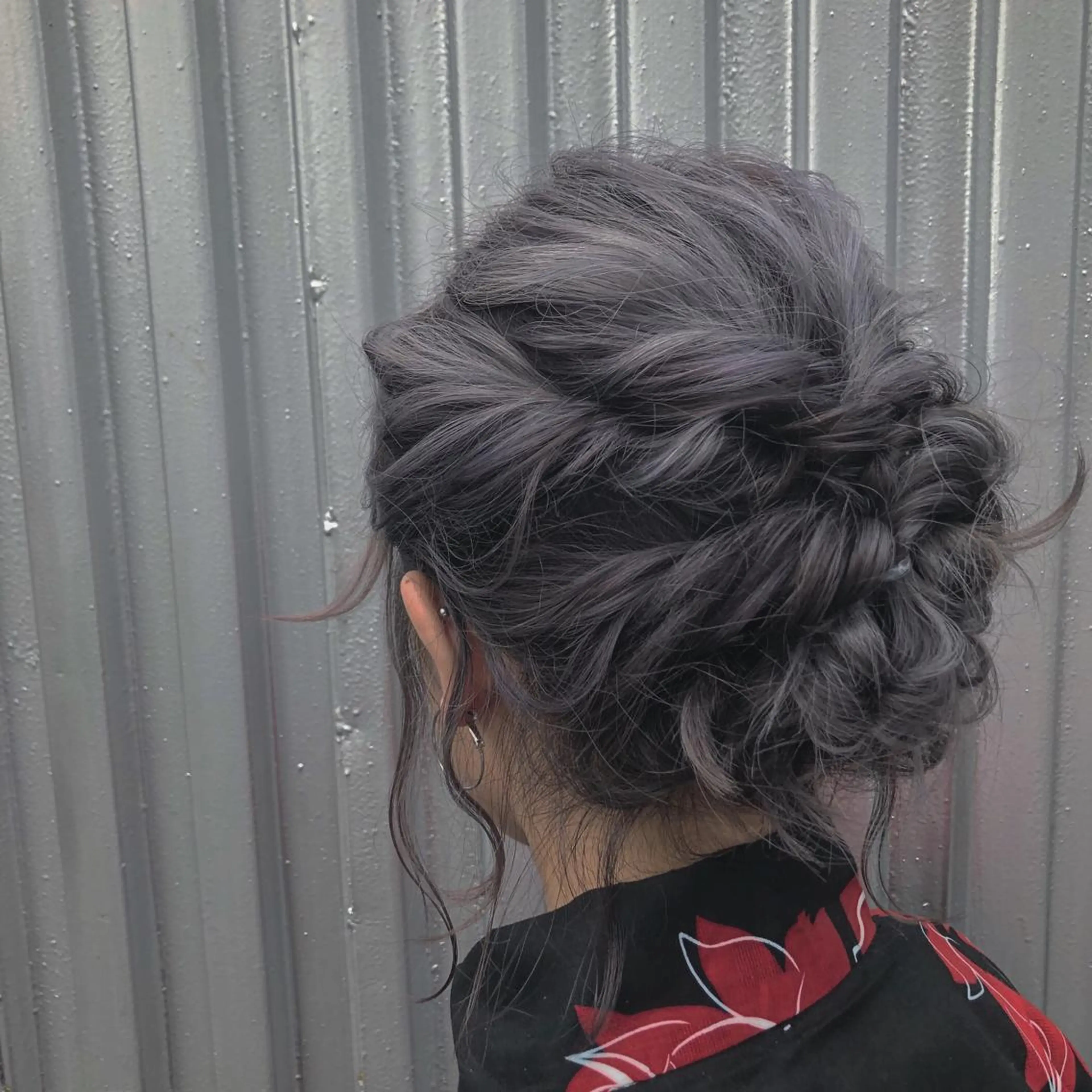 セミロング ヘアアレンジ 【韓国風くびれヘア】 joule小木曽輝のヘアスタイル