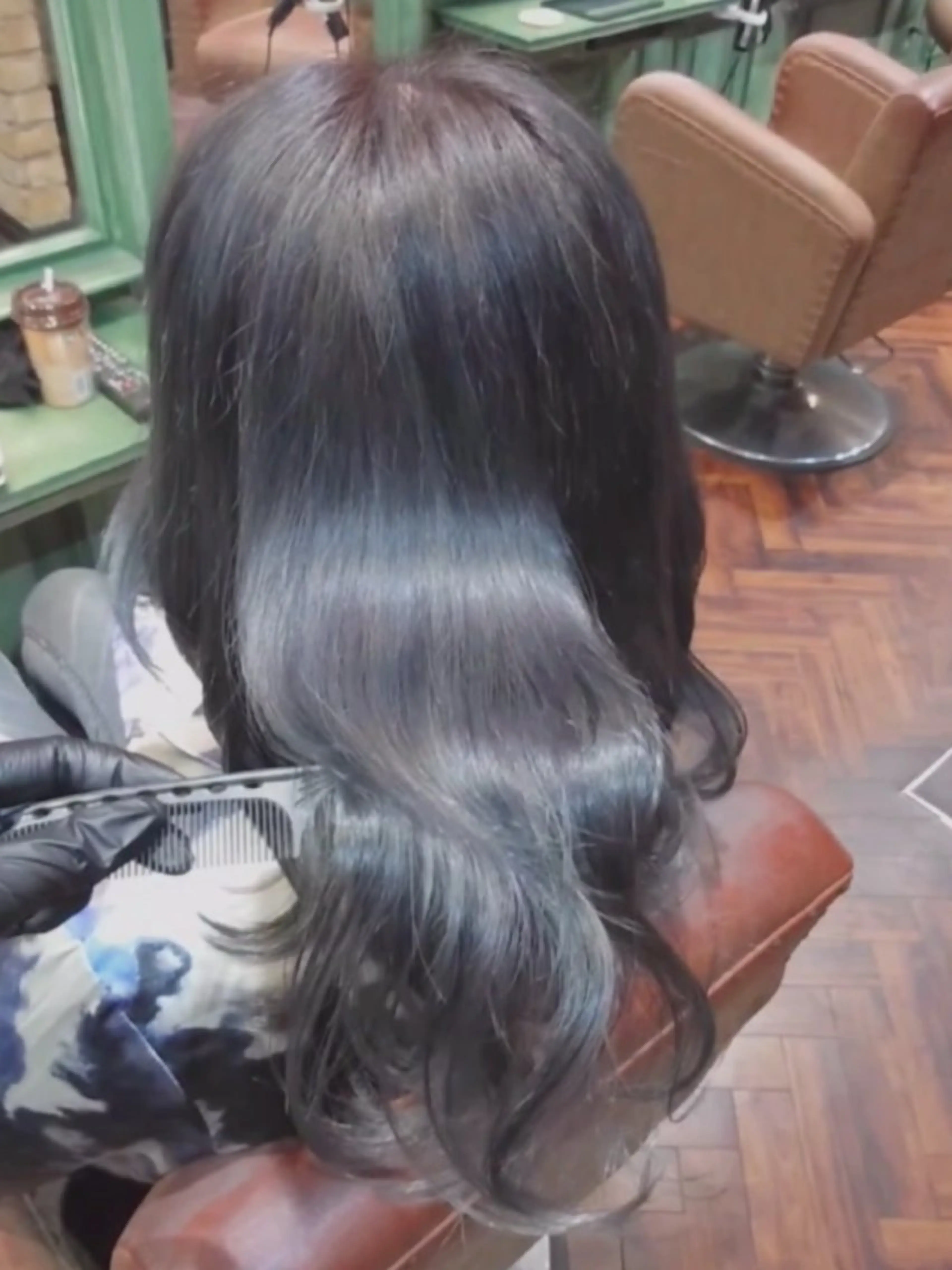 ロング カラー ブルーカラー ブルージュ Monan_新宿所属・よりそい系美容師 🌷やまのヘアスタイル