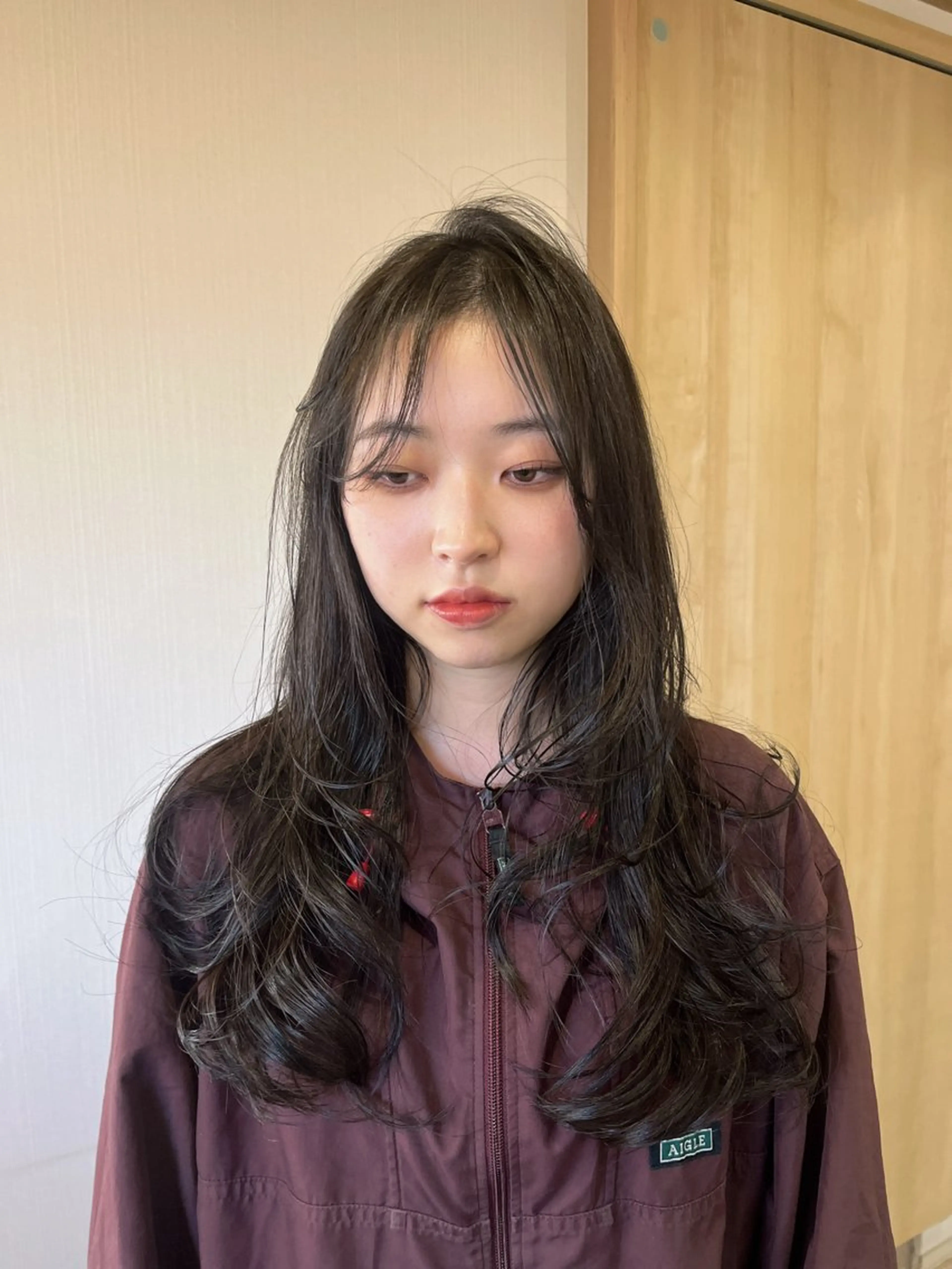 ロング カラー カット ヘアカラー トリートメント 下石怜子/レイヤー/ 透明感カラーのヘアスタイル