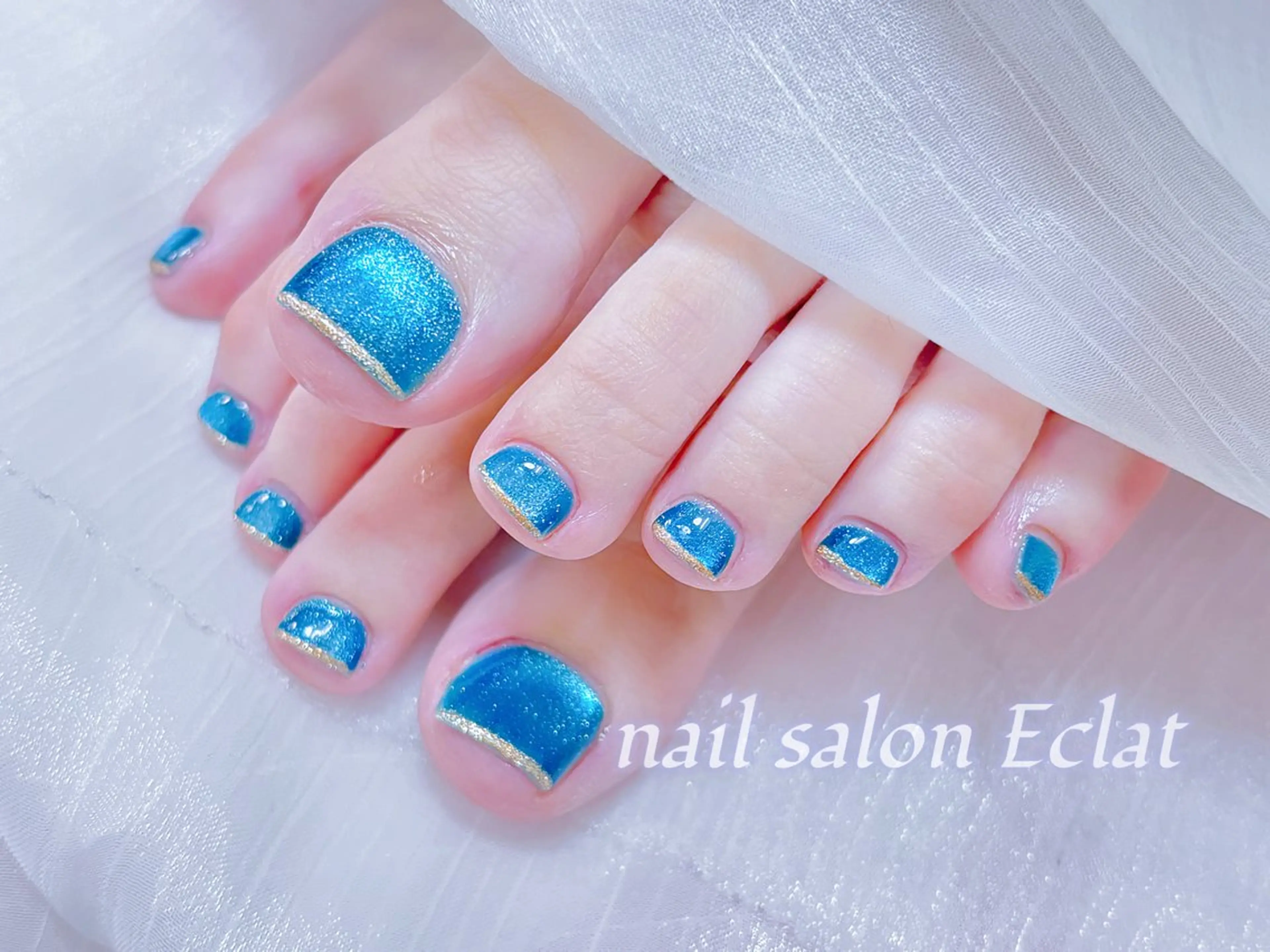 ネイル フットネイル ネイルサロンエクラ 🫧Shizukaのネイルデザイン