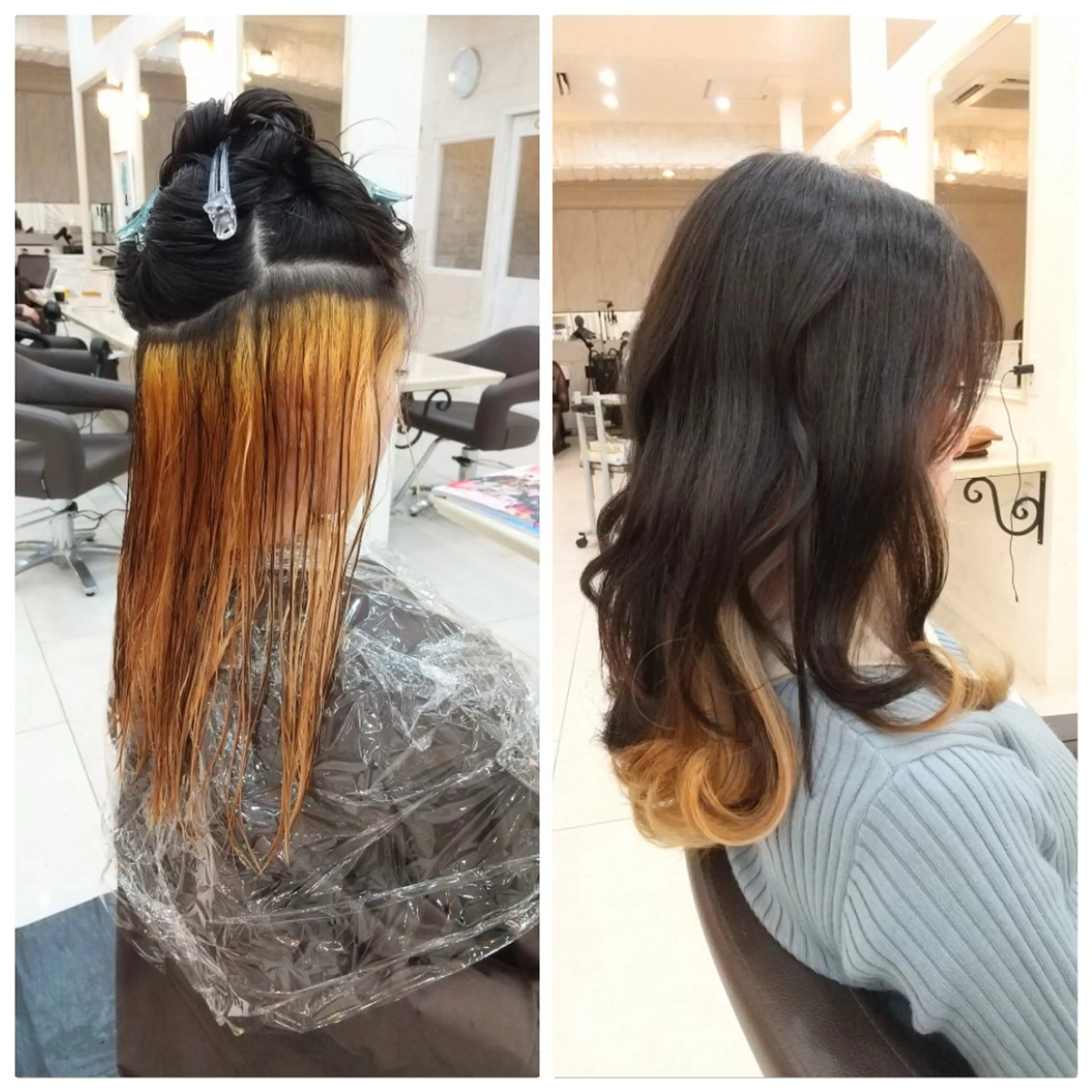 ロング カラー ブリーチ パープルカラー ヘアカラー トリートメント 小林暢🌟Orque 髪質改善サロン🌙のヘアスタイル