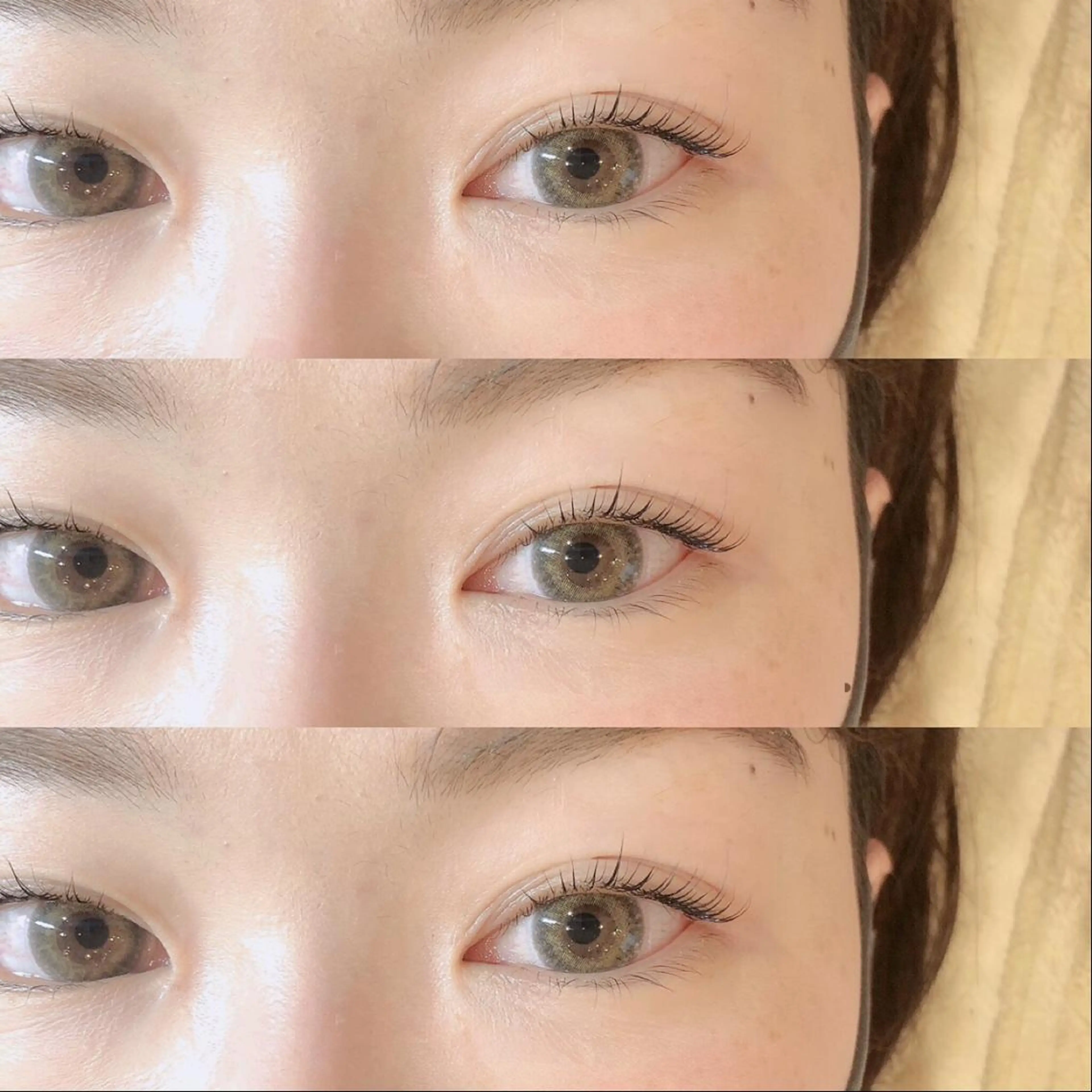 マツエク・マツパ パリジェンヌラッシュリフト まつげパーマ 下まつげエクステ 一重×まつ毛パーマ Riho/博多/ まつげパーマ/LEDのマツエク・マツパデザイン