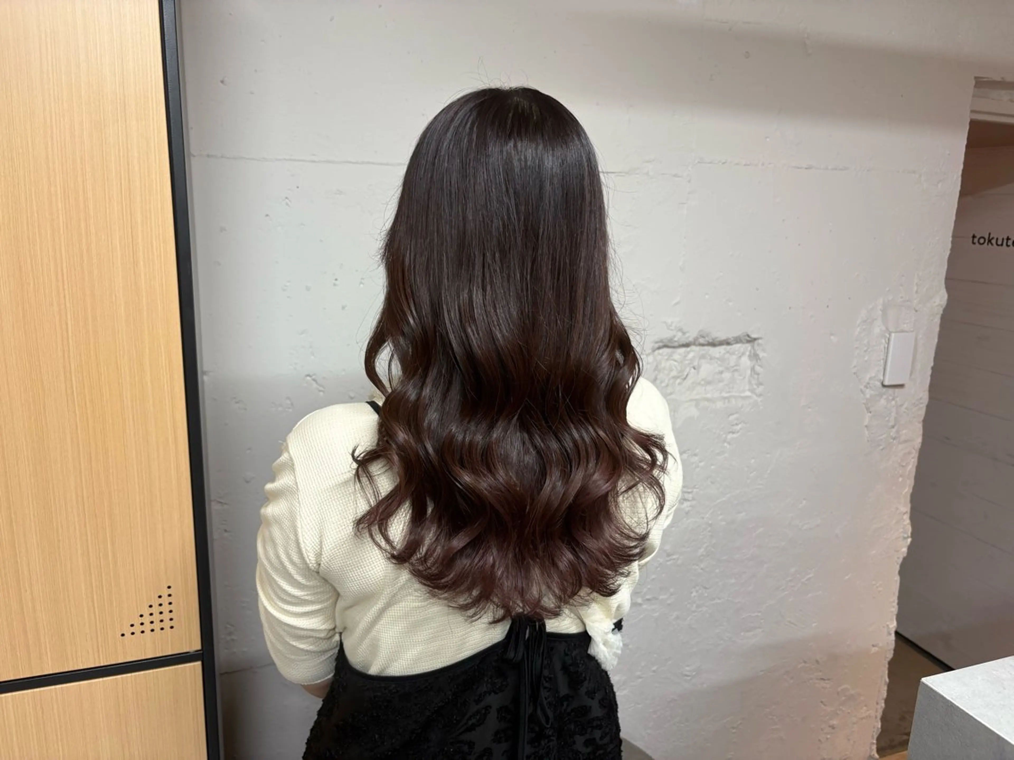 セミロング ヘアカラー トリートメント tokute 中野真咲🐺のヘアスタイル