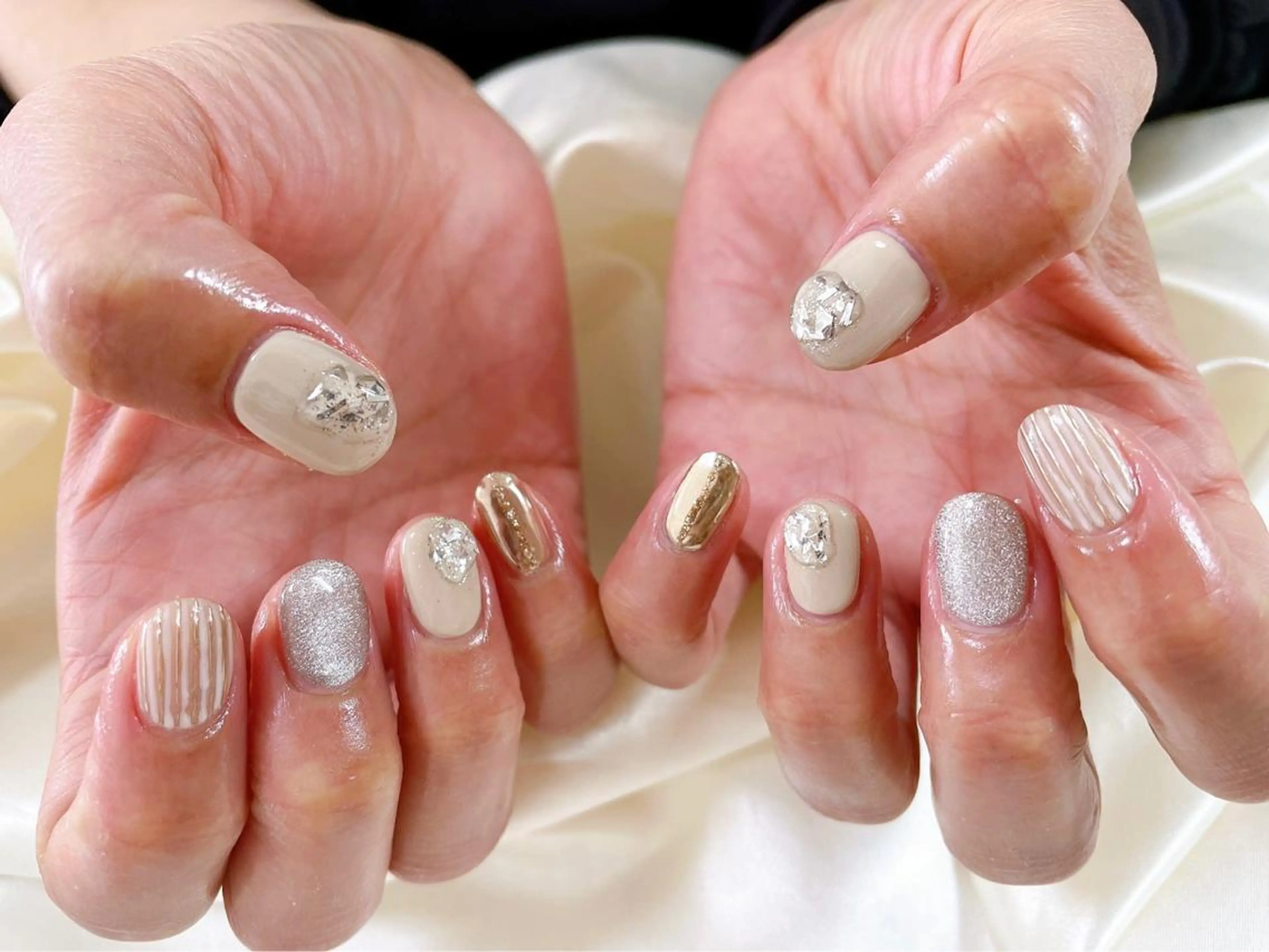 ネイル 冬ネイル クリスマス Mogu nail 二子玉川のネイルデザイン