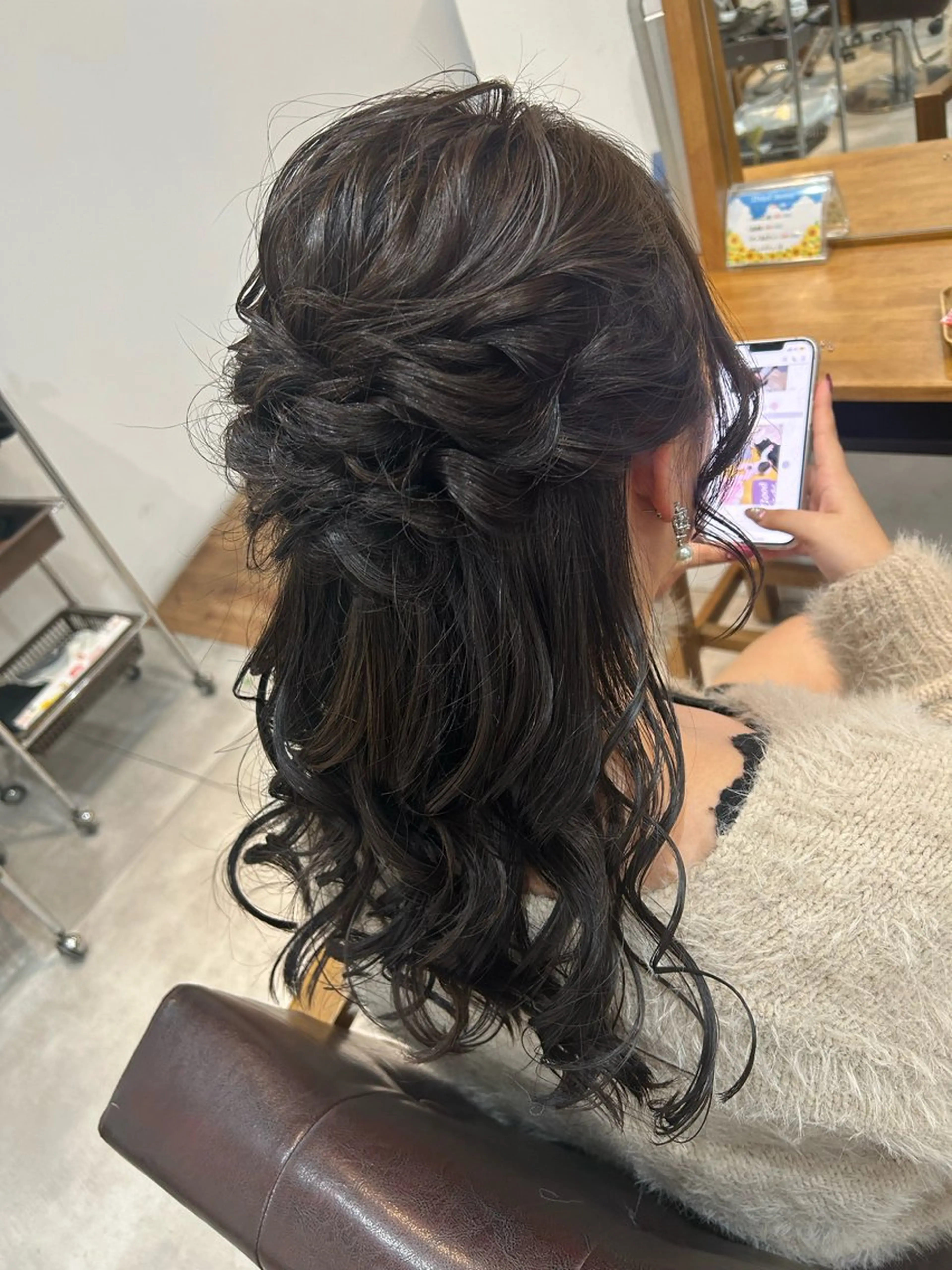 ロング ヘアアレンジ lico×little大通所属・あみ 🐷のヘアスタイル