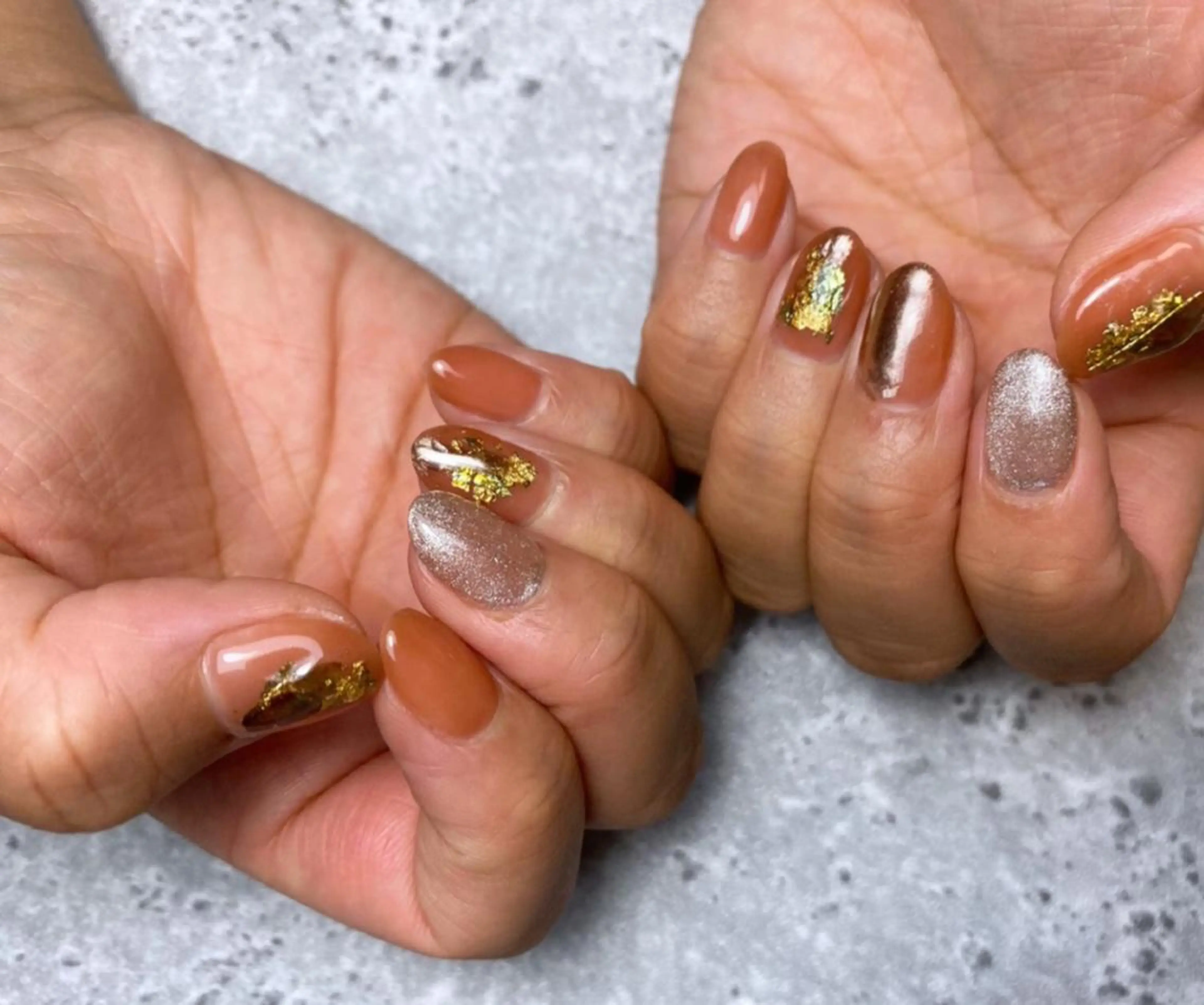 ネイル 持ち込み ハンドネイル ハンドケア 🌿Charme🌿 MAIのネイルデザイン