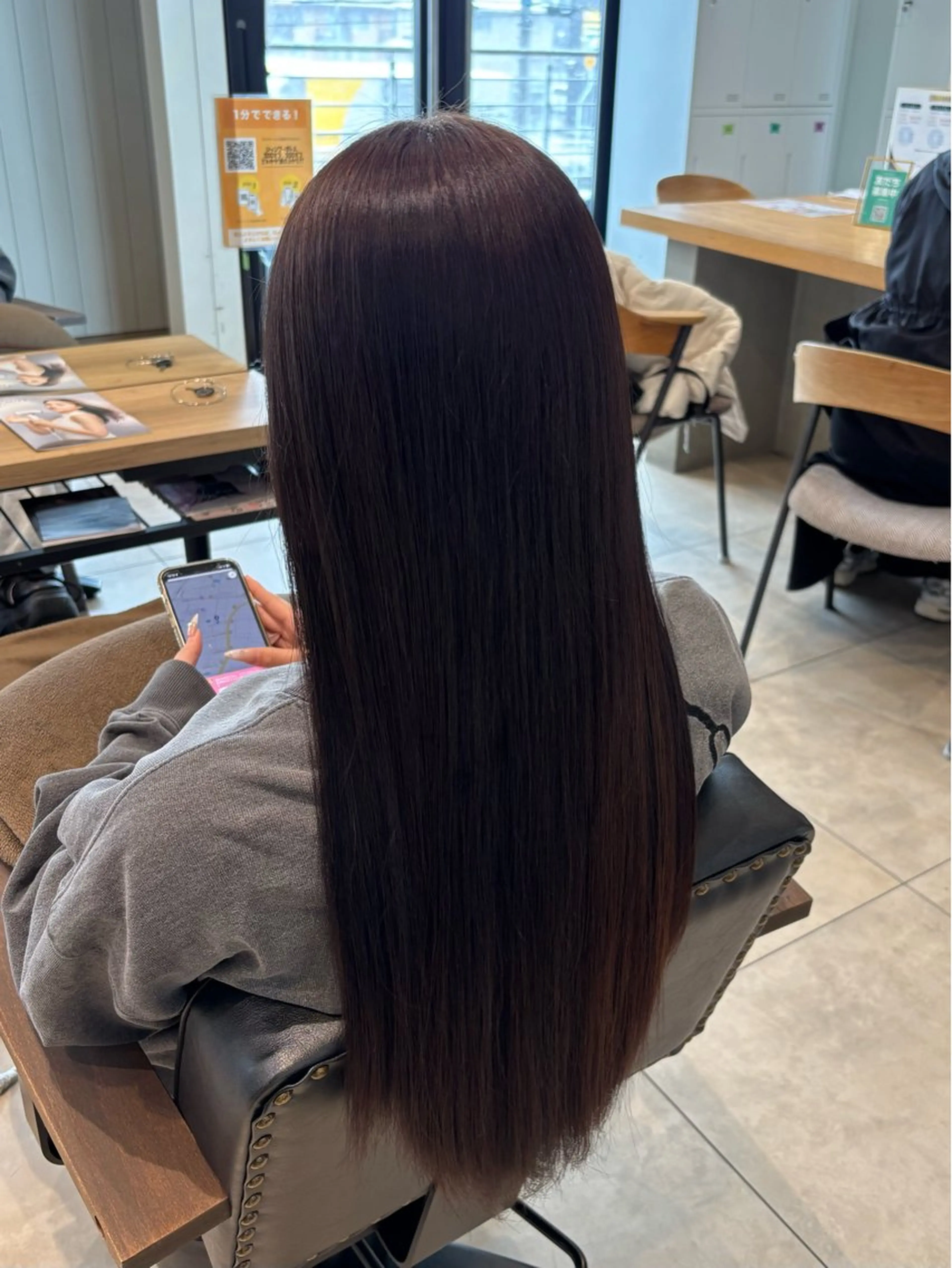 カラー ブラウンカラー ハイライトカラー ヘアカラー 竹田 渉真のヘアスタイル