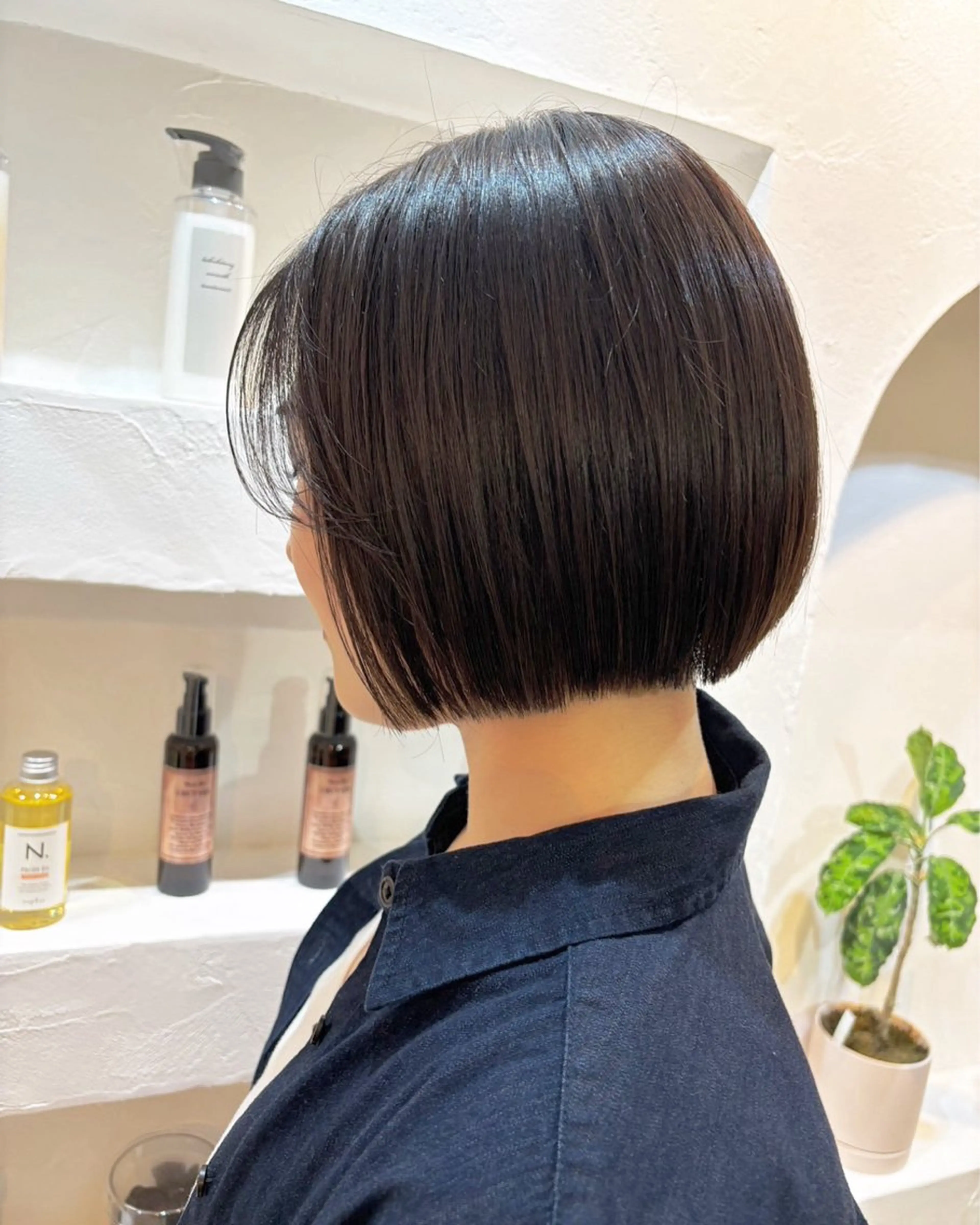 ショート ボブ 顔周りの似合わせ特化 井手麻梨栄のヘアスタイル