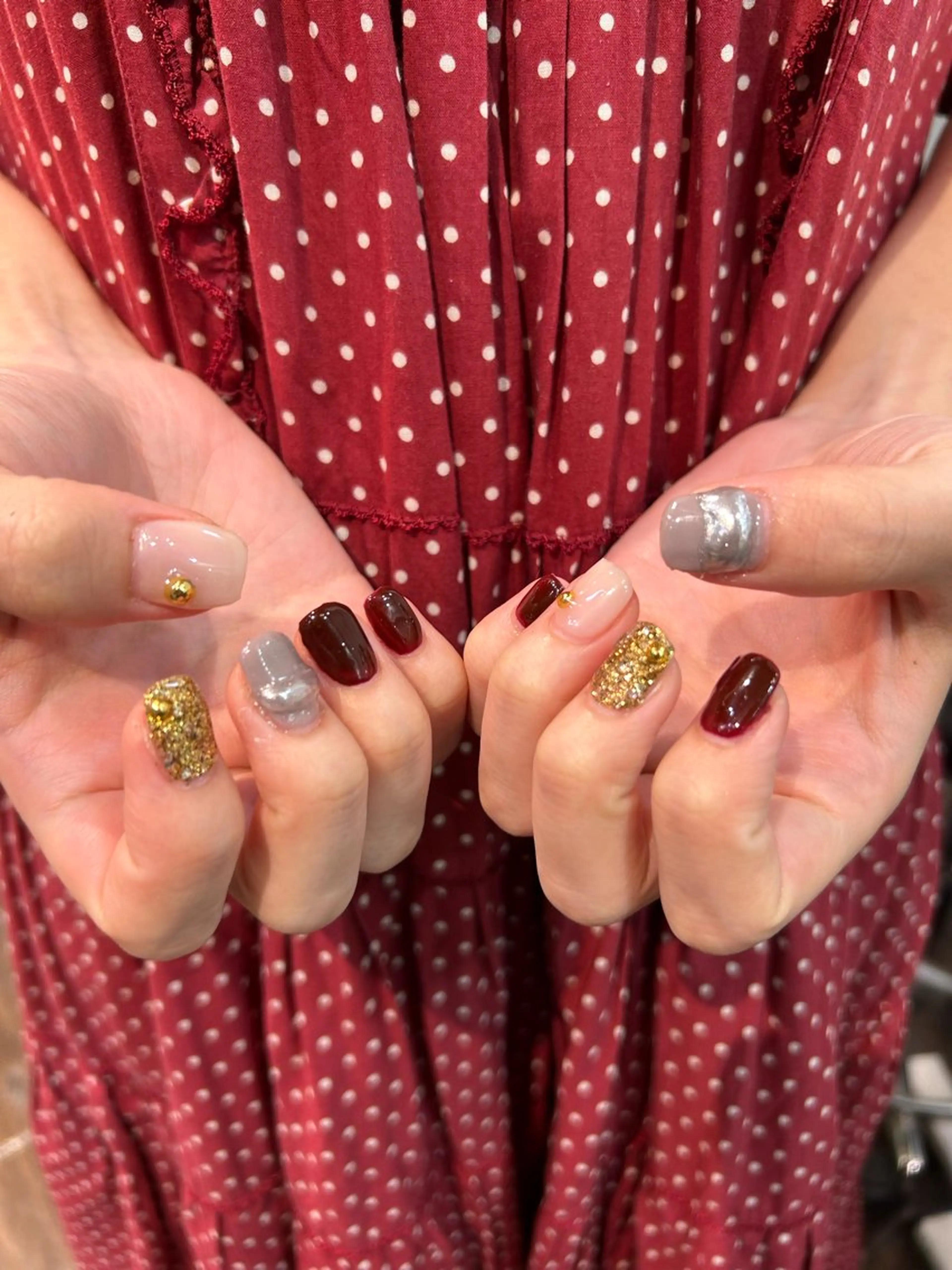 ネイル メンズネイル ハンドネイル メンズ/艶髪/カラー サクラ🌸のヘアスタイル