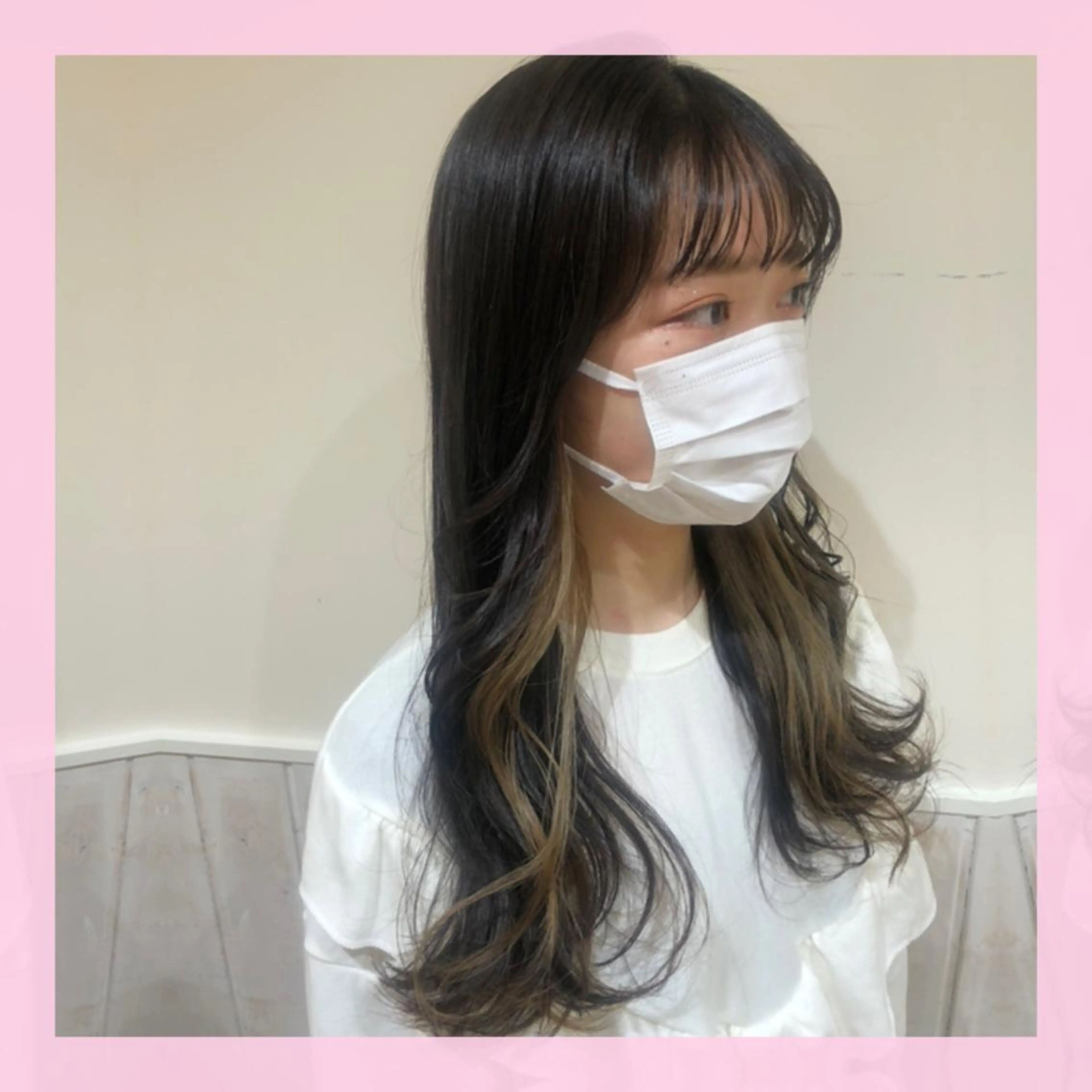 セミロング カラー カット ヘアカラー plum.所属・🍒前川 🍒のヘアスタイル