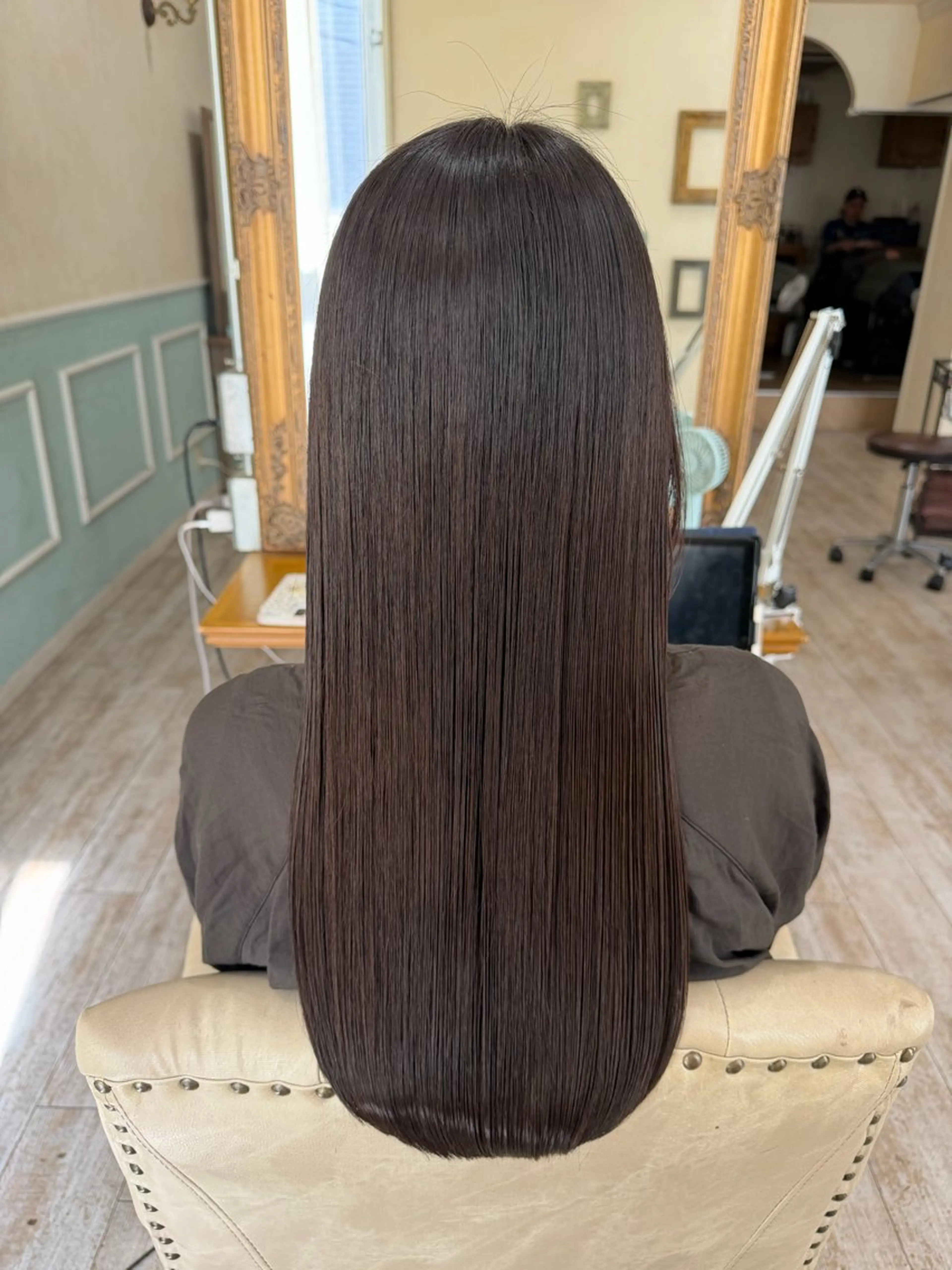 ロング カラー 髪質改善 レイヤーカット ロング カット ヘアカラー 縮毛矯正 トリートメント 新越谷noble店長 松本拓也▶◀*.のヘアスタイル