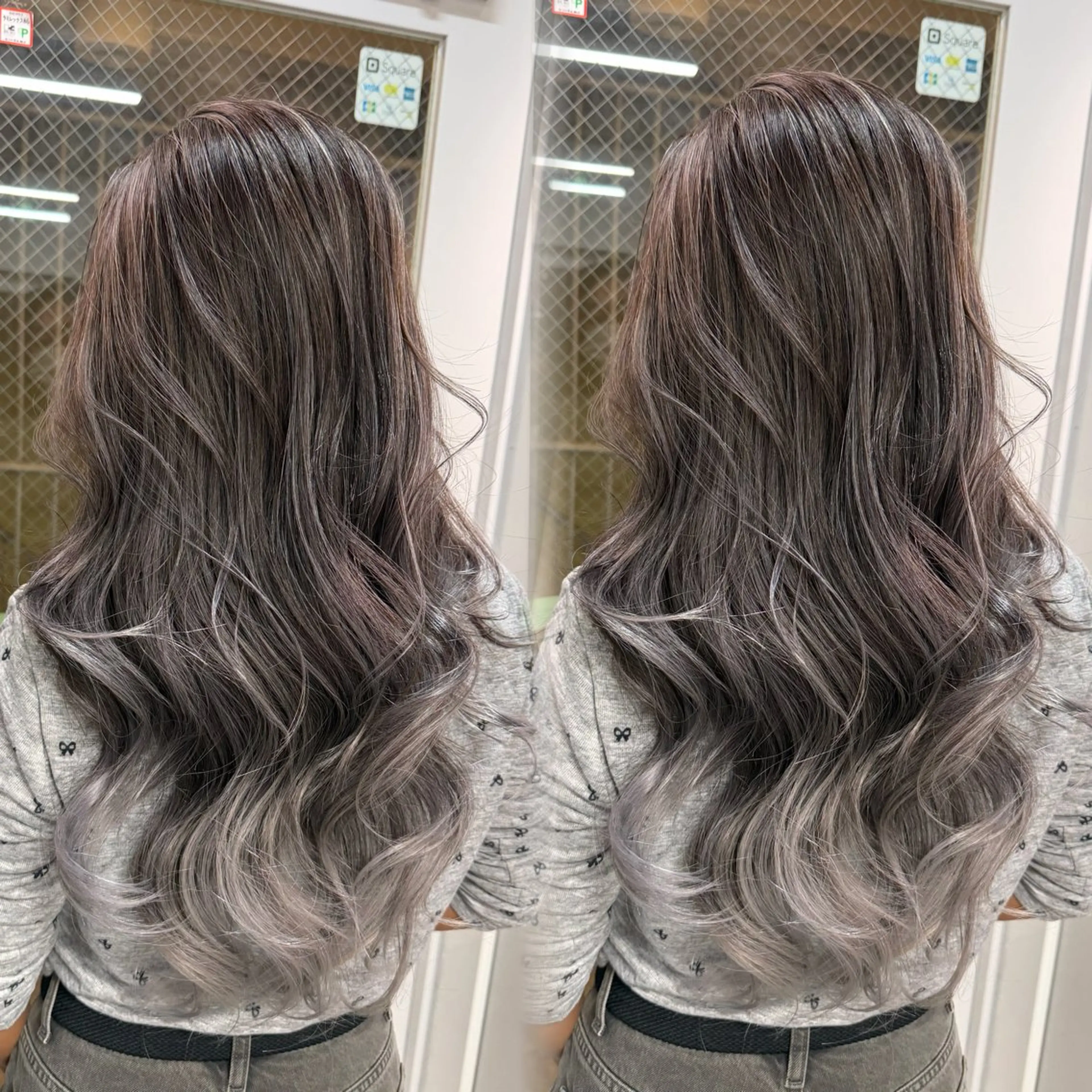 ロング カット ヘアカラー トリートメント プルエクステ ボブ🌈ナツヤのヘアスタイル