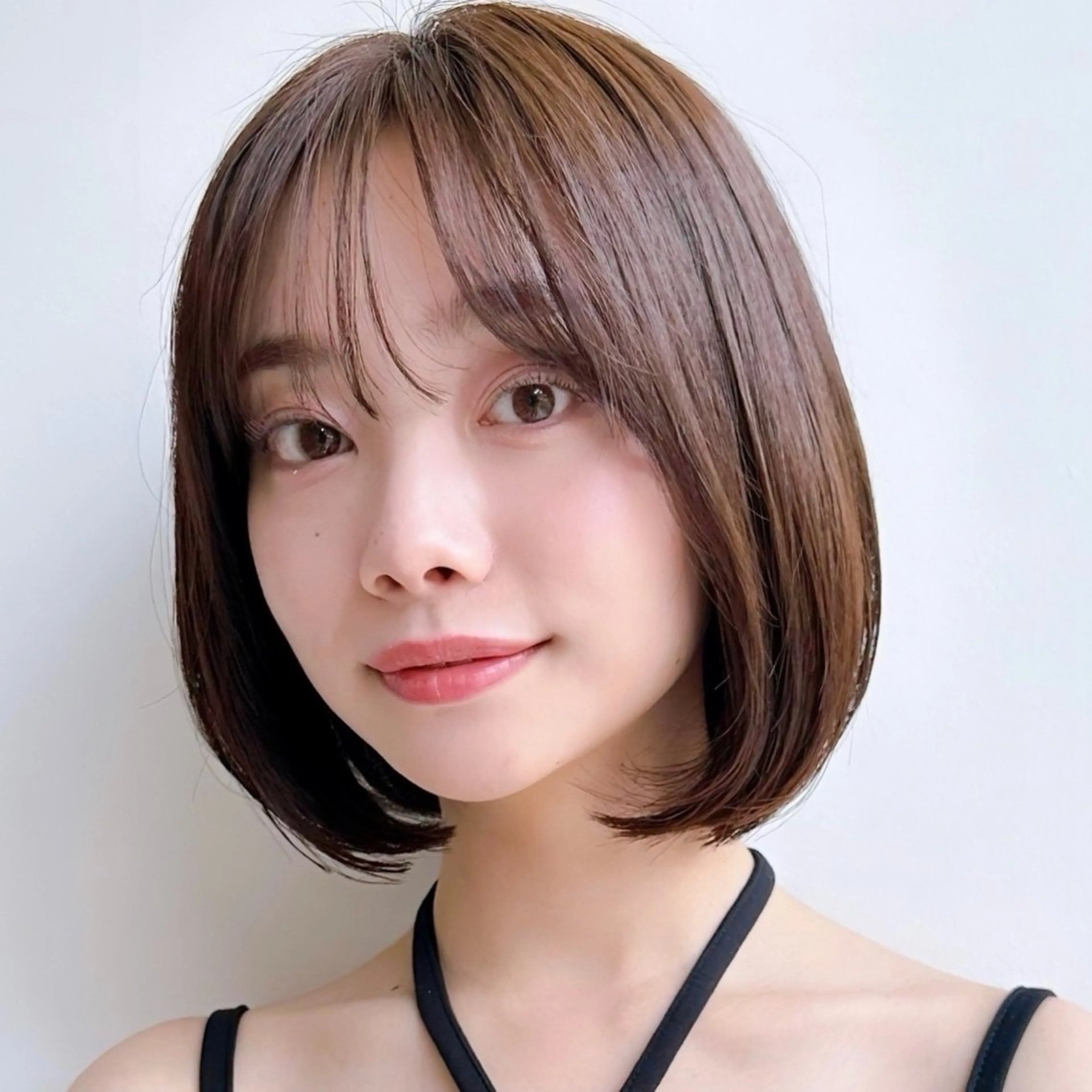 ショート カット 縮毛矯正 トリートメント ヤスドミ ケイスケのヘアスタイル