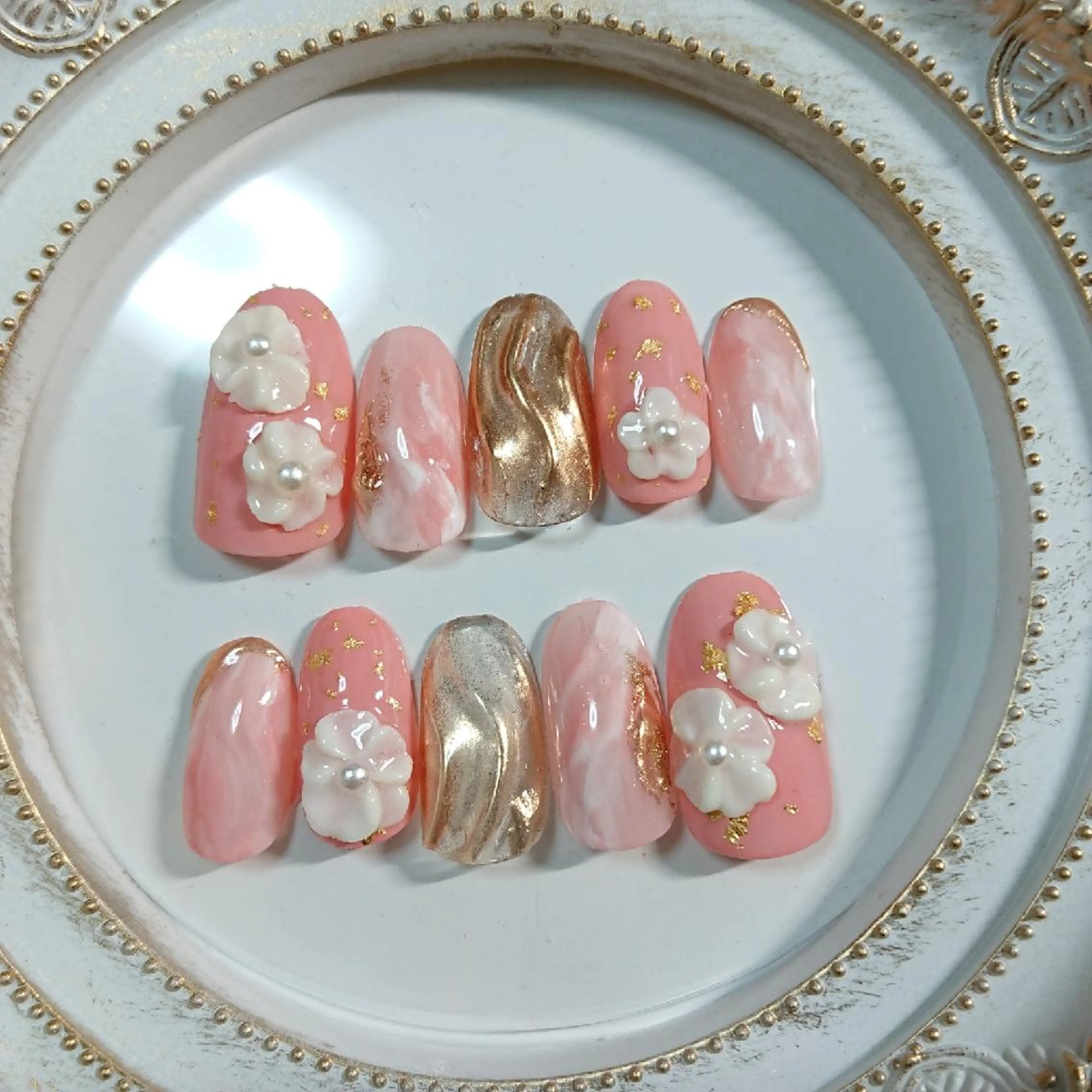 ネイル 成人式 shellnail さなえのネイルデザイン