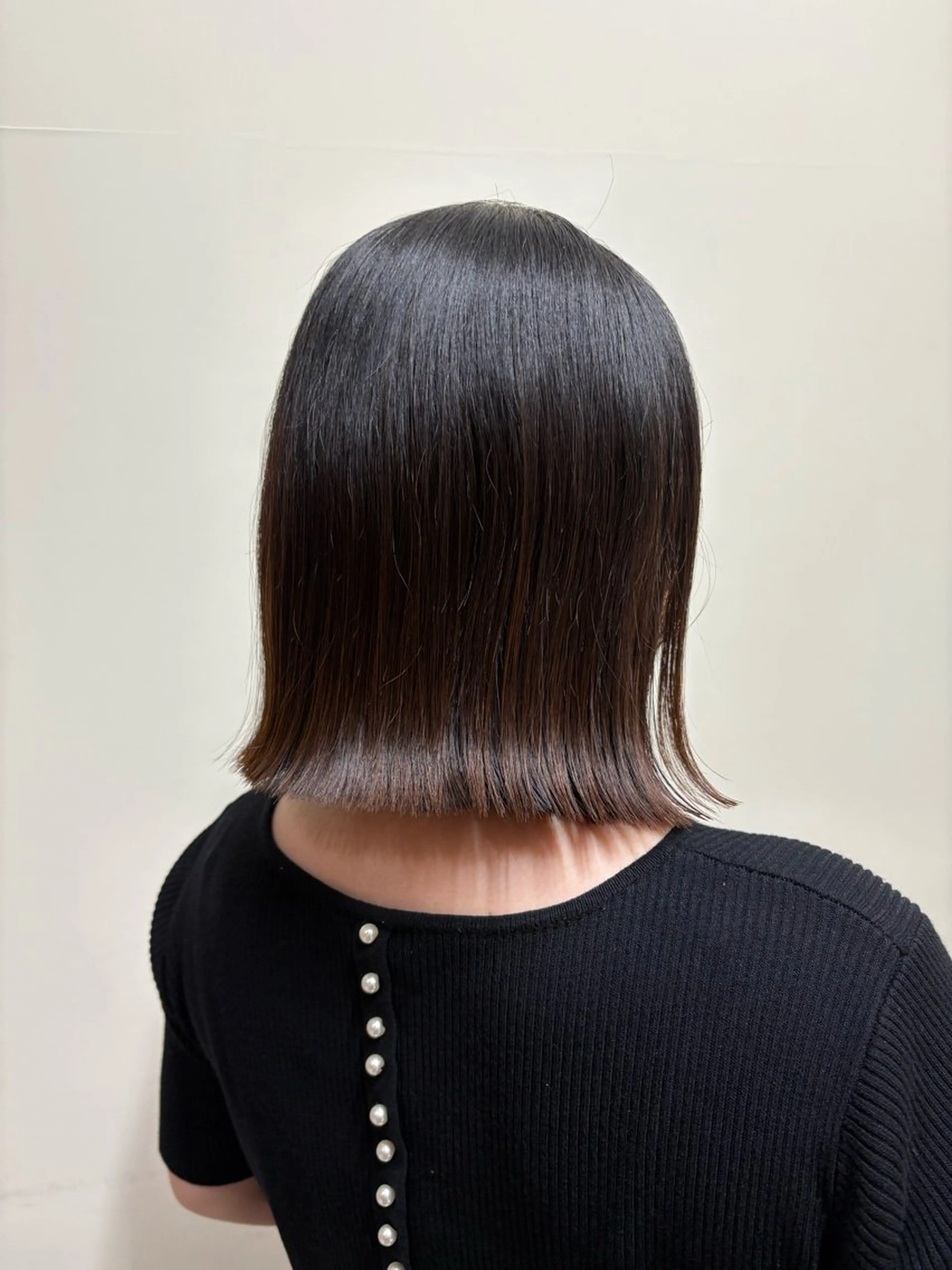 ミディアム 外ハネヘア カット PORT  HAIR Norikaのヘアスタイル