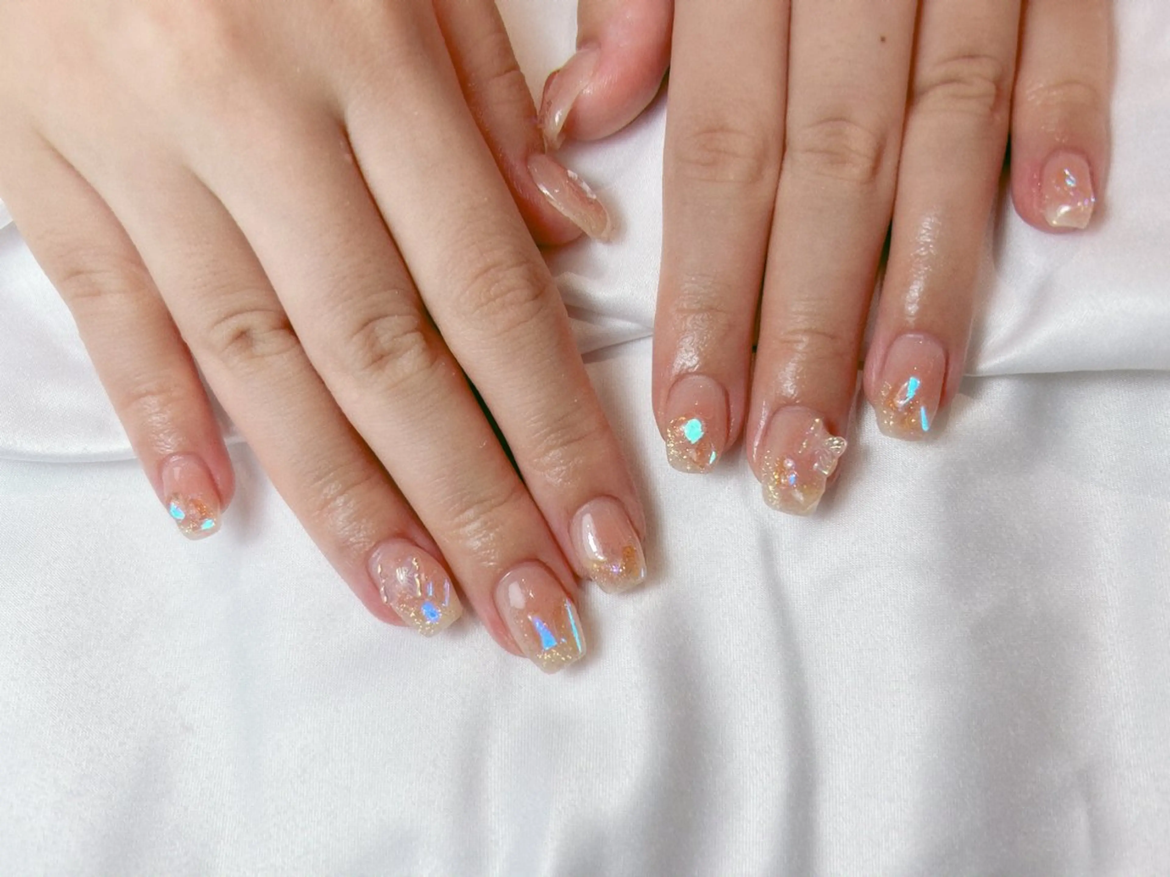 ネイル 韓国ネイル ハンドネイル フットネイル tote. sumileのネイルデザイン