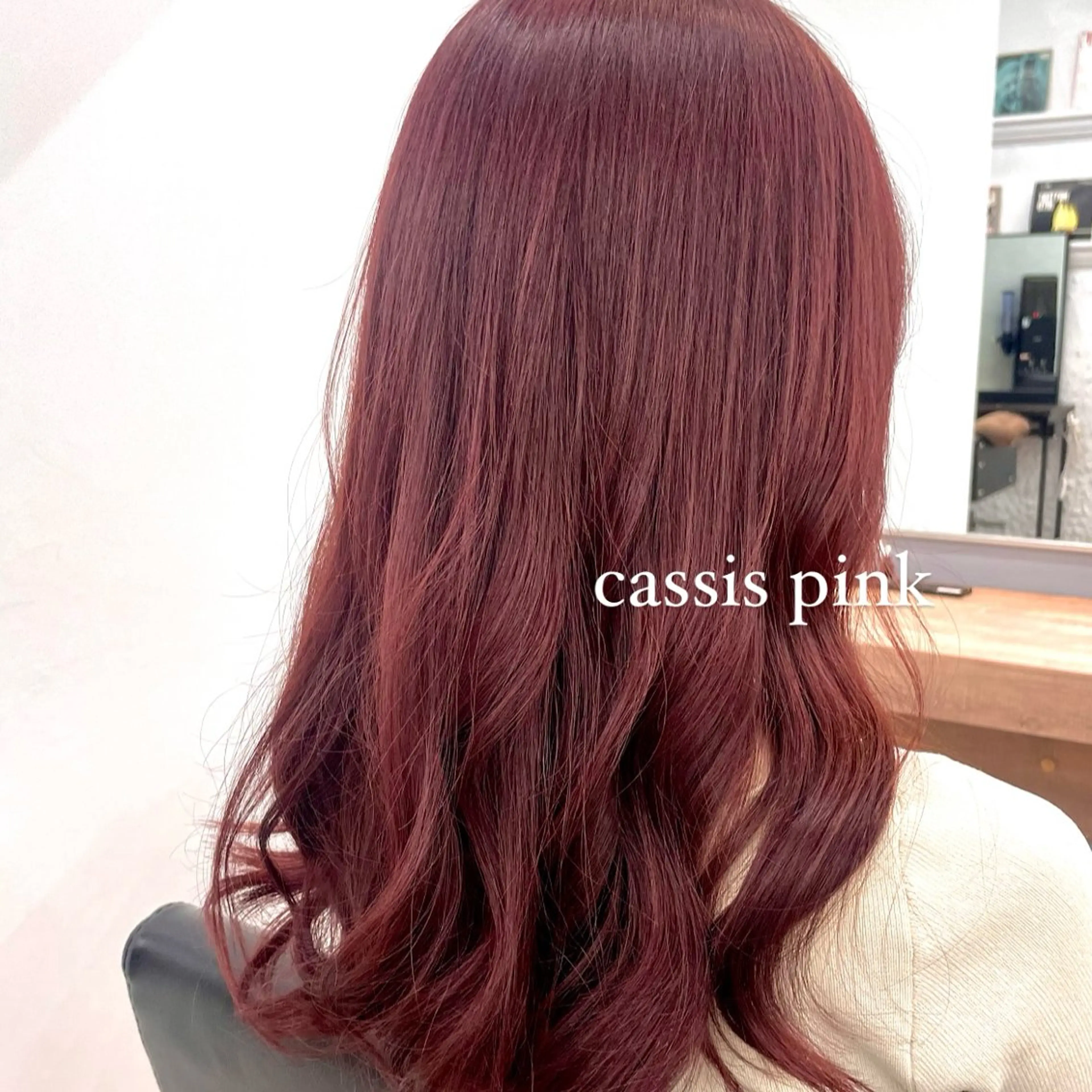 ミディアム カラー ヘアアレンジ ブリーチ ダブルカラー ブリーチなしカラー ピンクカラー ボブ/レイヤー/ 艶髪/HANA💗のヘアスタイル