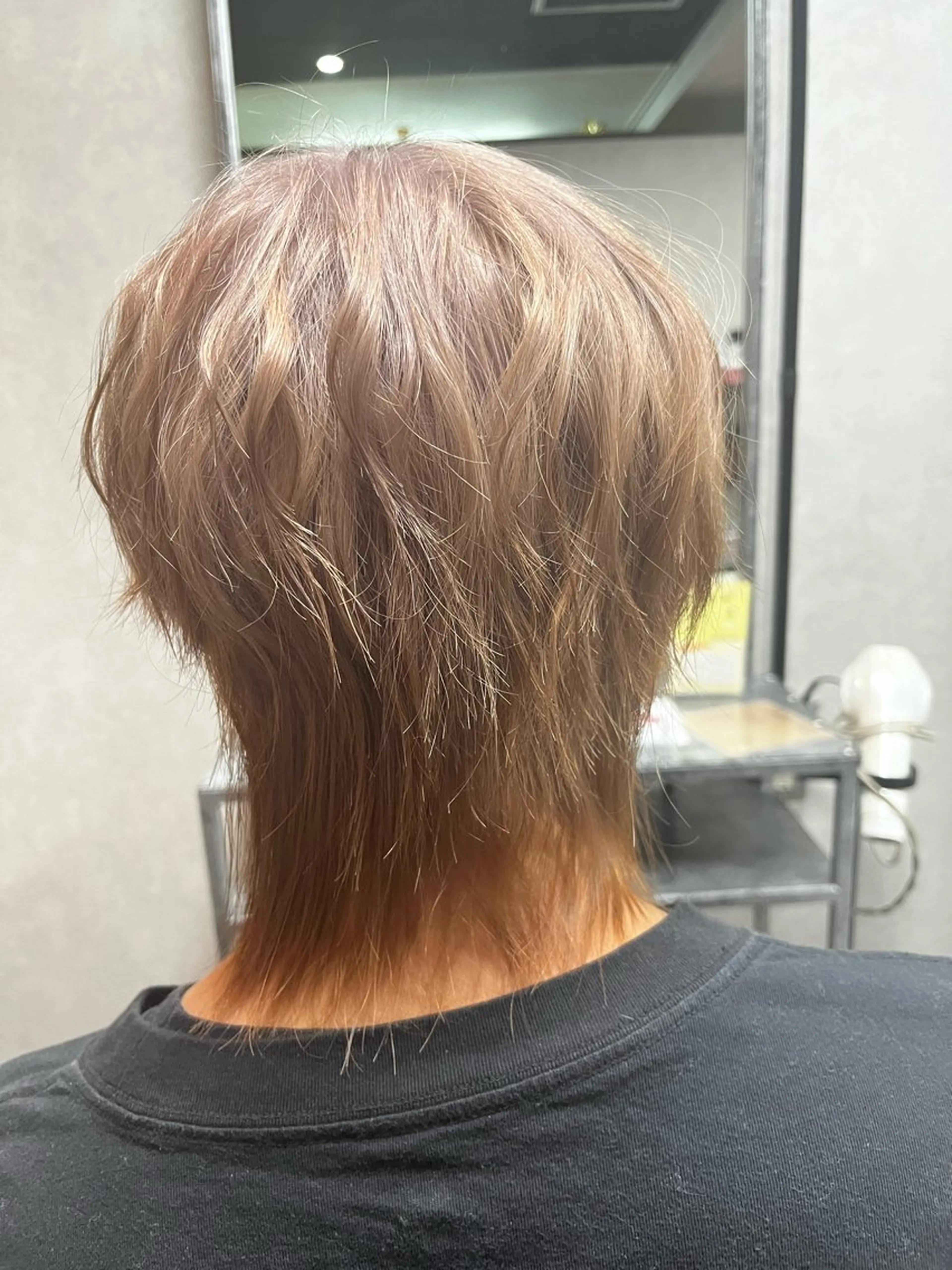 ショート カラー メンズ メンズブリーチ メンズハイトーン メンズ韓国風 メンズウルフカット ブリーチ カット ヘアカラー est hair 池袋西口店所属・😈派手髪/ 地雷系 /　KALIN😈のヘアスタイル