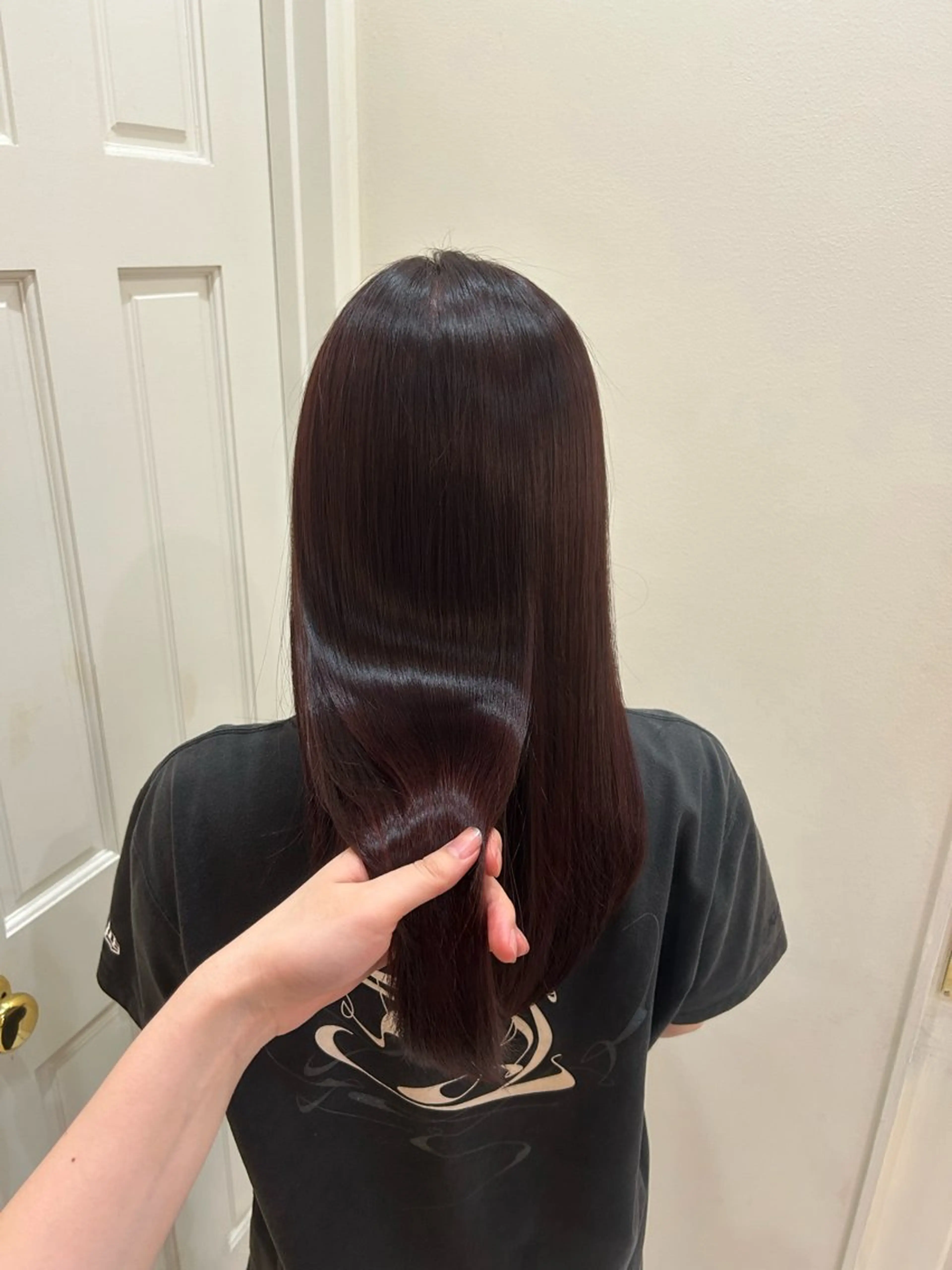 セミロング 曽我 心花のヘアスタイル