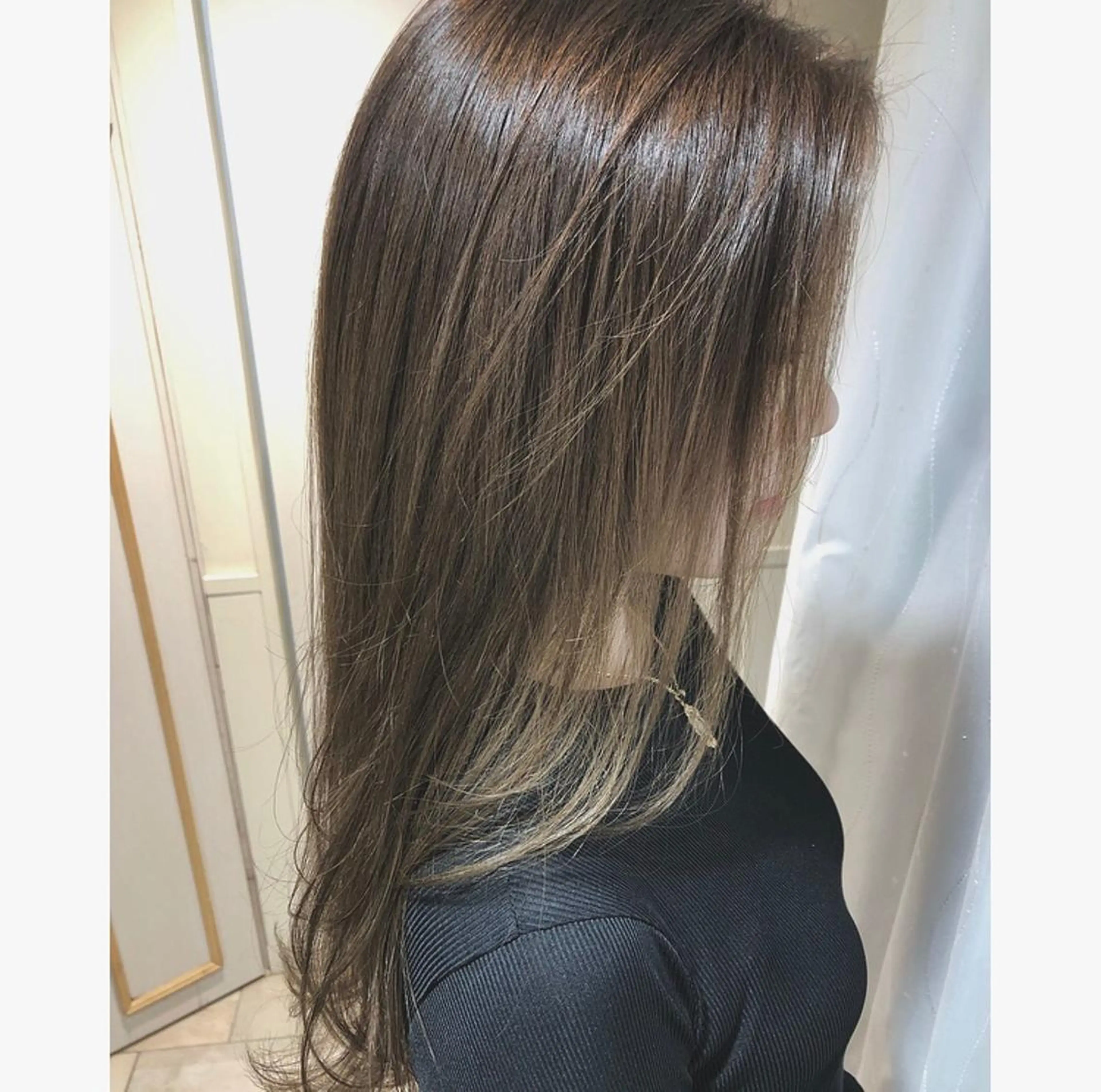 カラー ベージュカラー ブリーチ 透明感カラー ブリーチなしカラー Maho🍃 #池袋 #眉毛 #実績豊富の眉毛・アイブロウイメージ