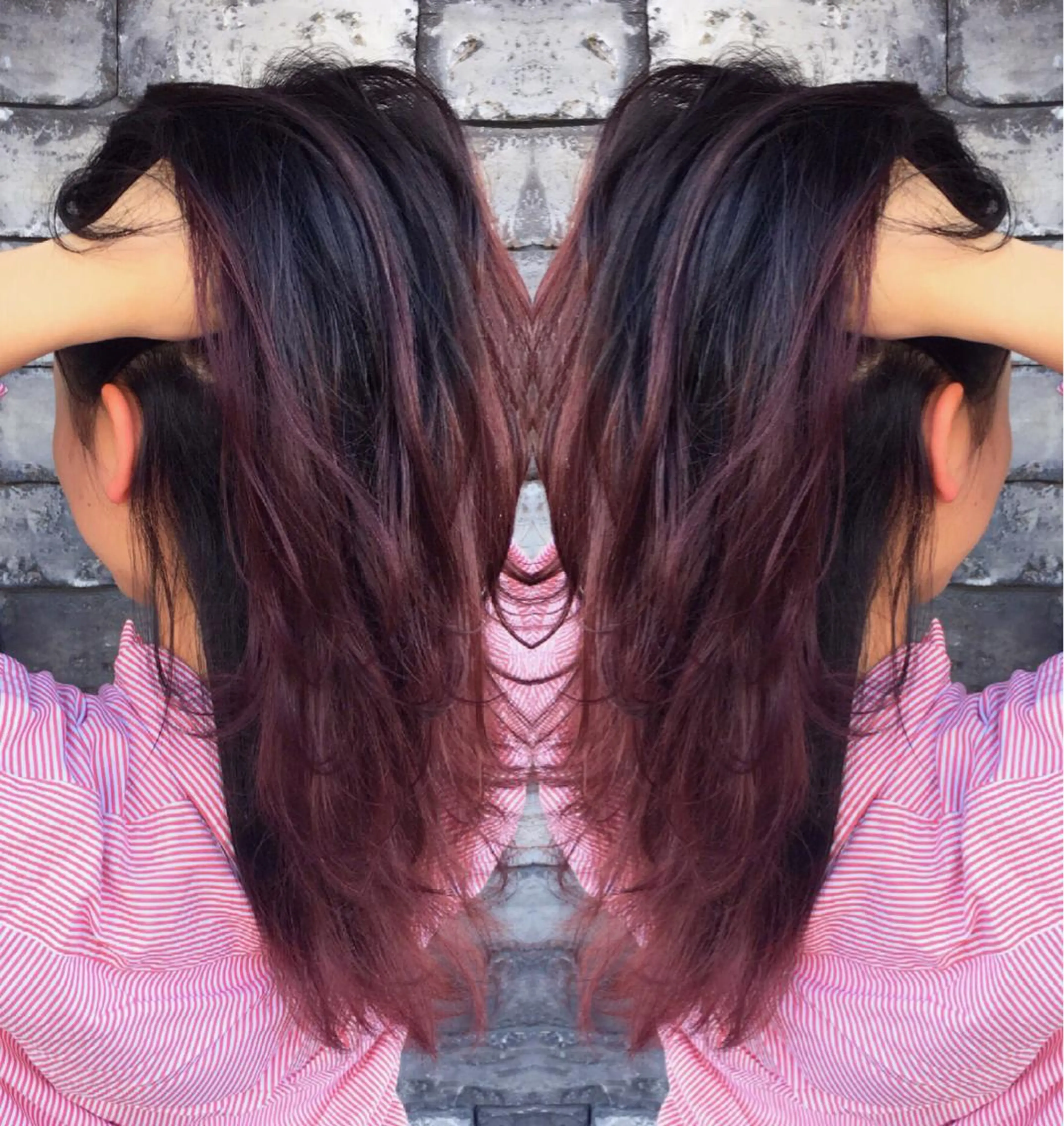 セミロング 外国人風カラー レイヤーカット ヘアカラー トリートメント ヘアセット ❤️千葉県代表❤️ 店長❤️柿本翔一朗のヘアスタイル