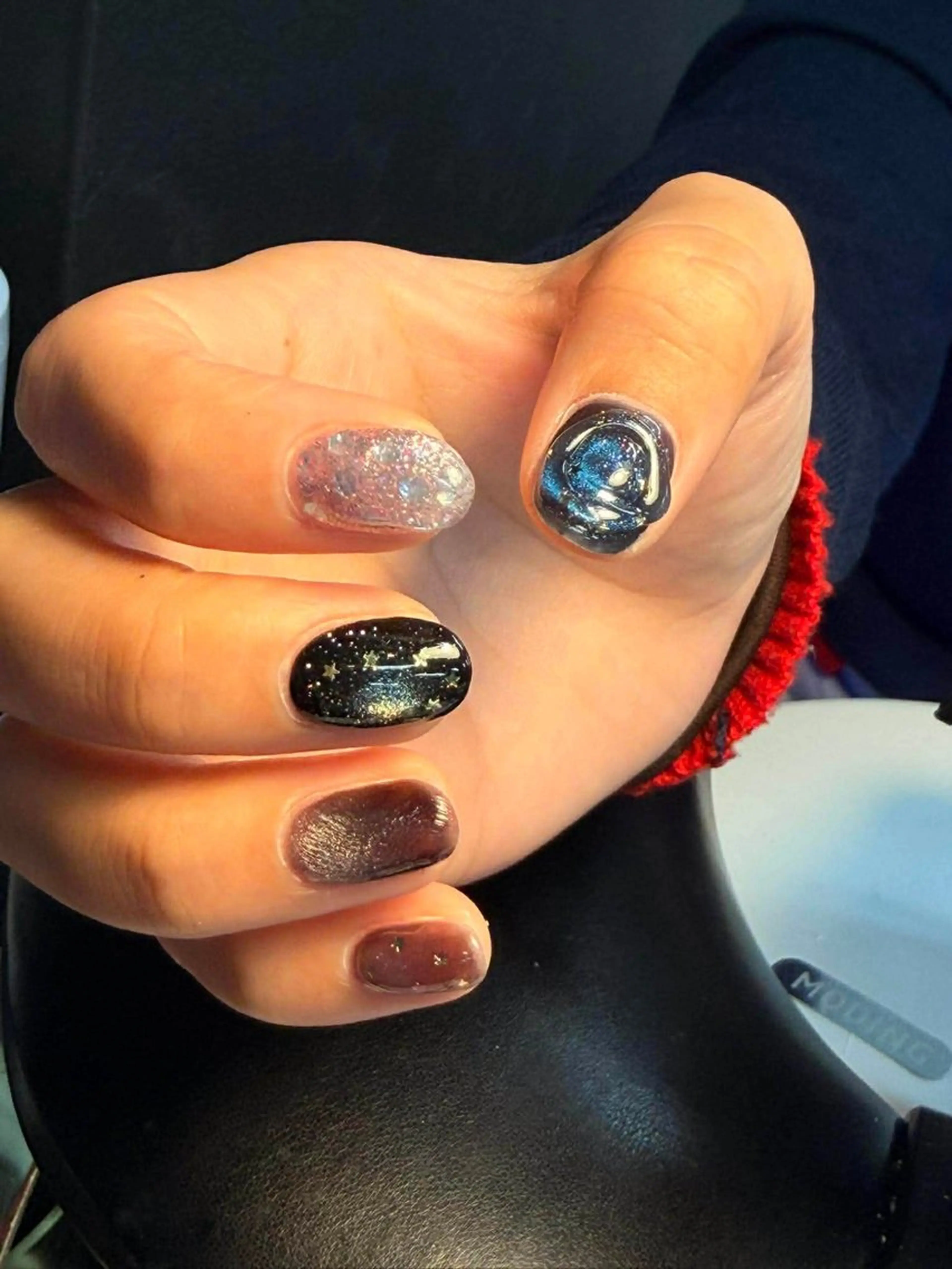 ネイル 韓国ネイル 持ち込み ニュアンスネイル ネイルチップ RINN ANA.CHUOのネイルデザイン