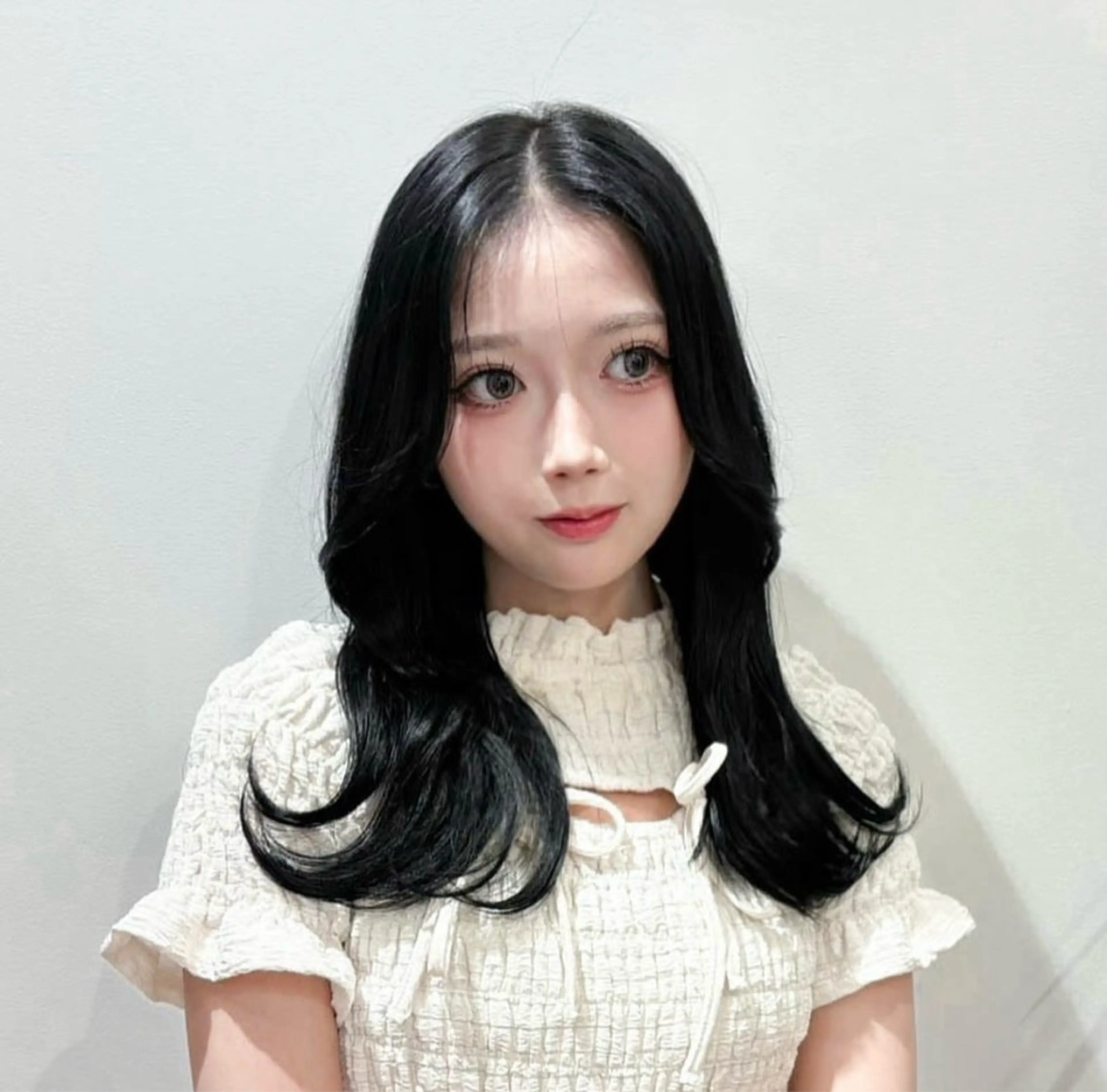 セミロング 薮本 真優のヘアスタイル