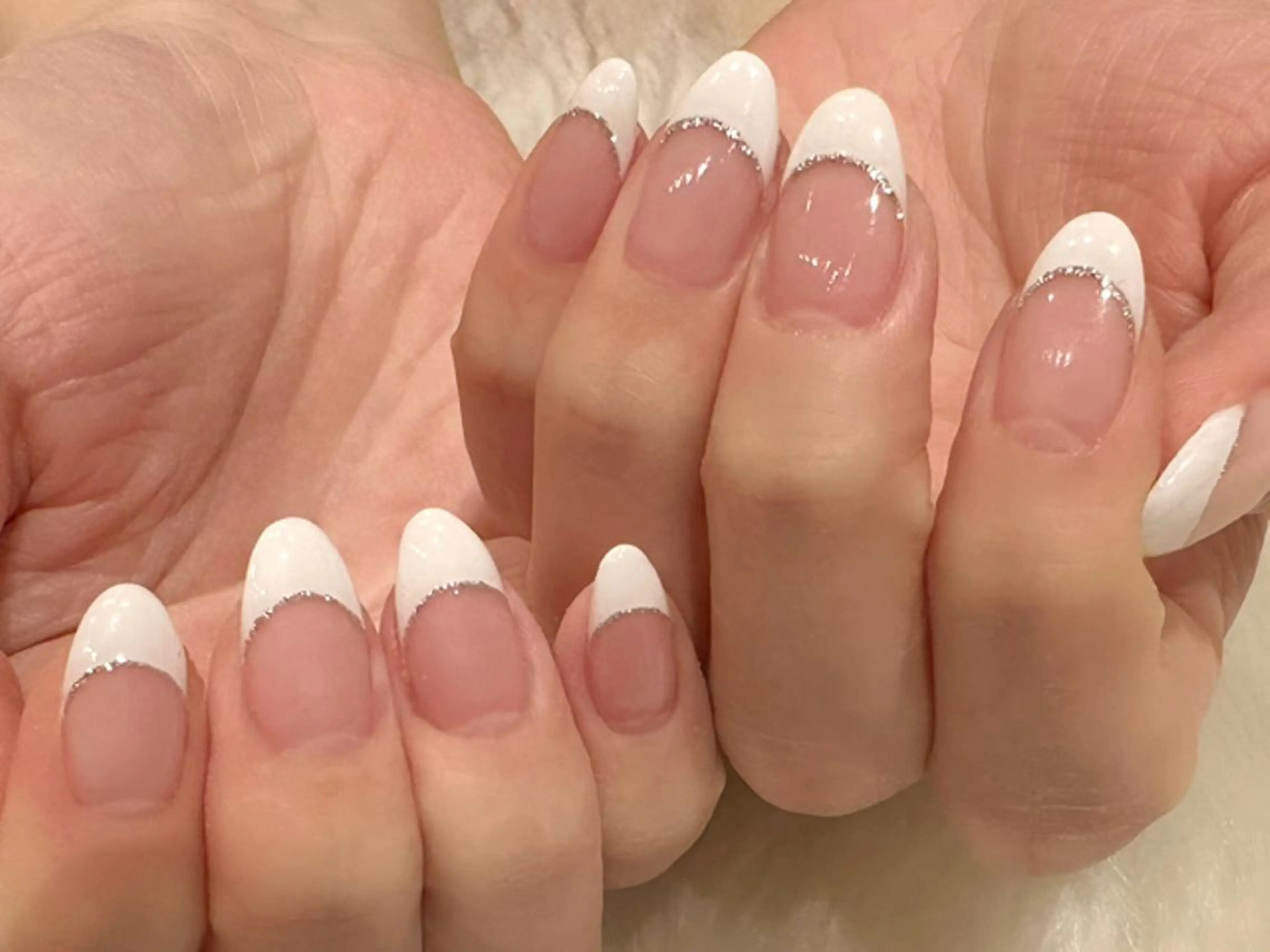 ネイル クリアネイル フレンチネイル ハンドネイル Kanai Harukaのネイルデザイン