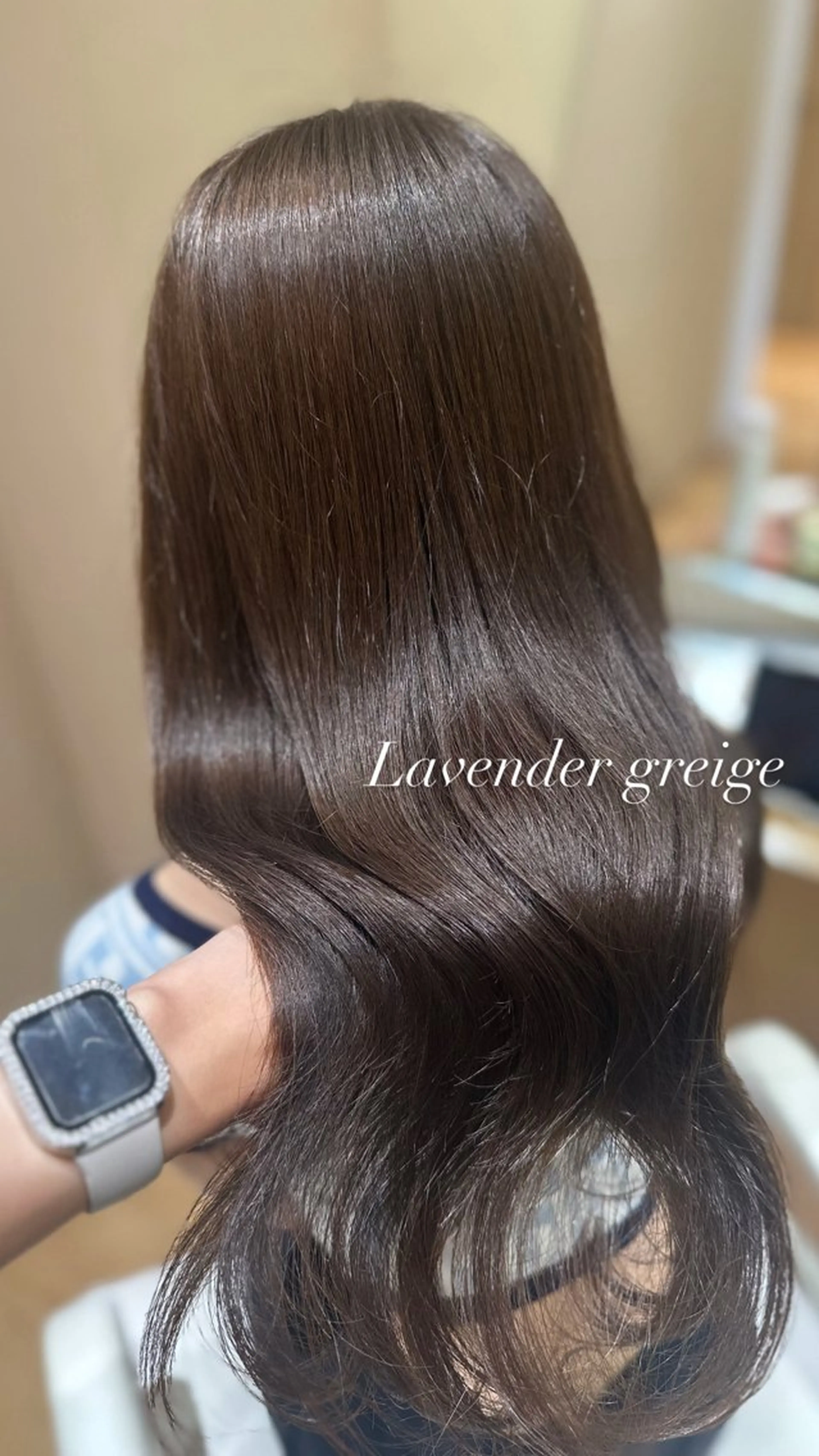 ロング カラー Minori🤎 ナチュラル韓国ヘアのヘアスタイル