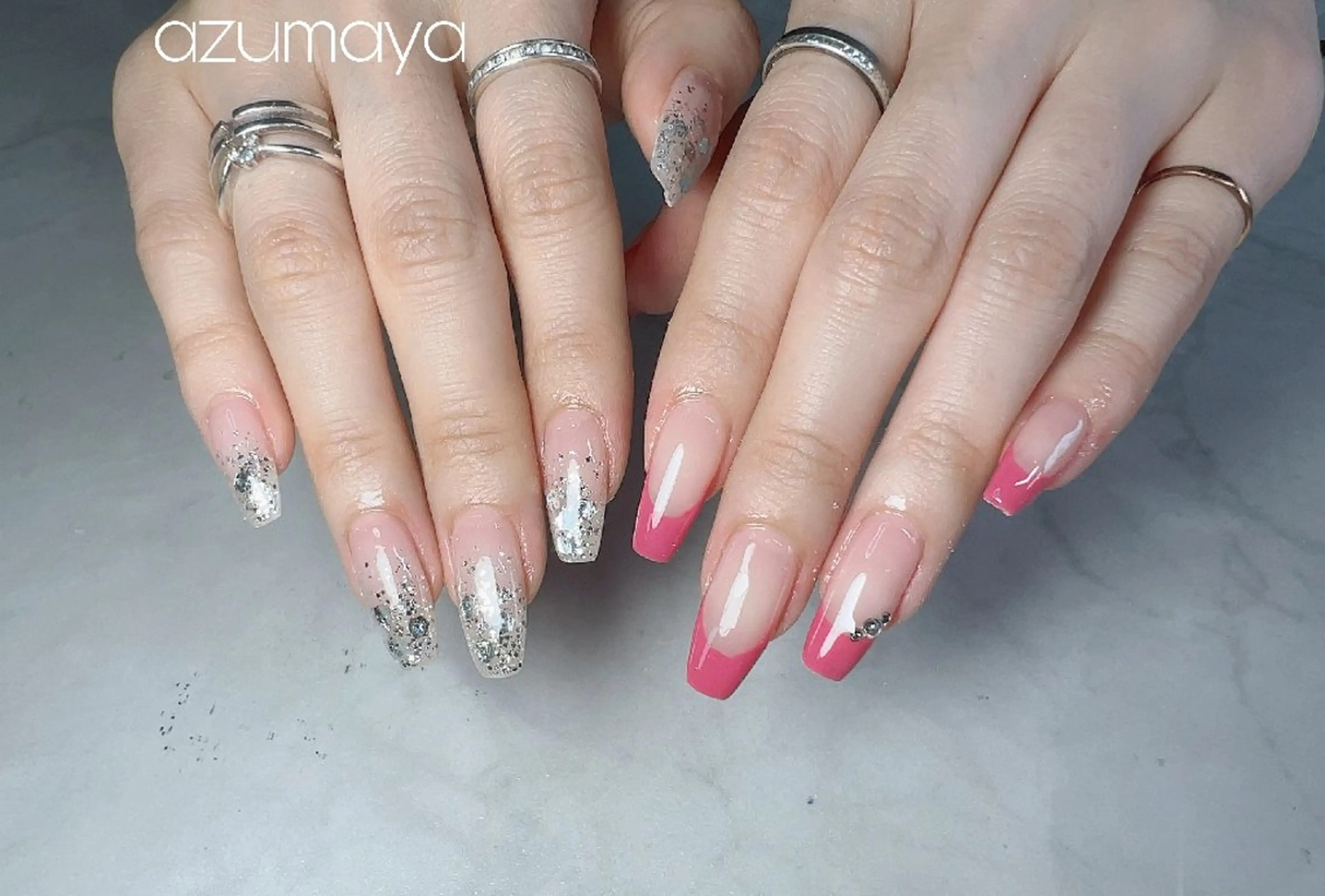 ネイル azumaya ネイリストarisaのネイルデザイン