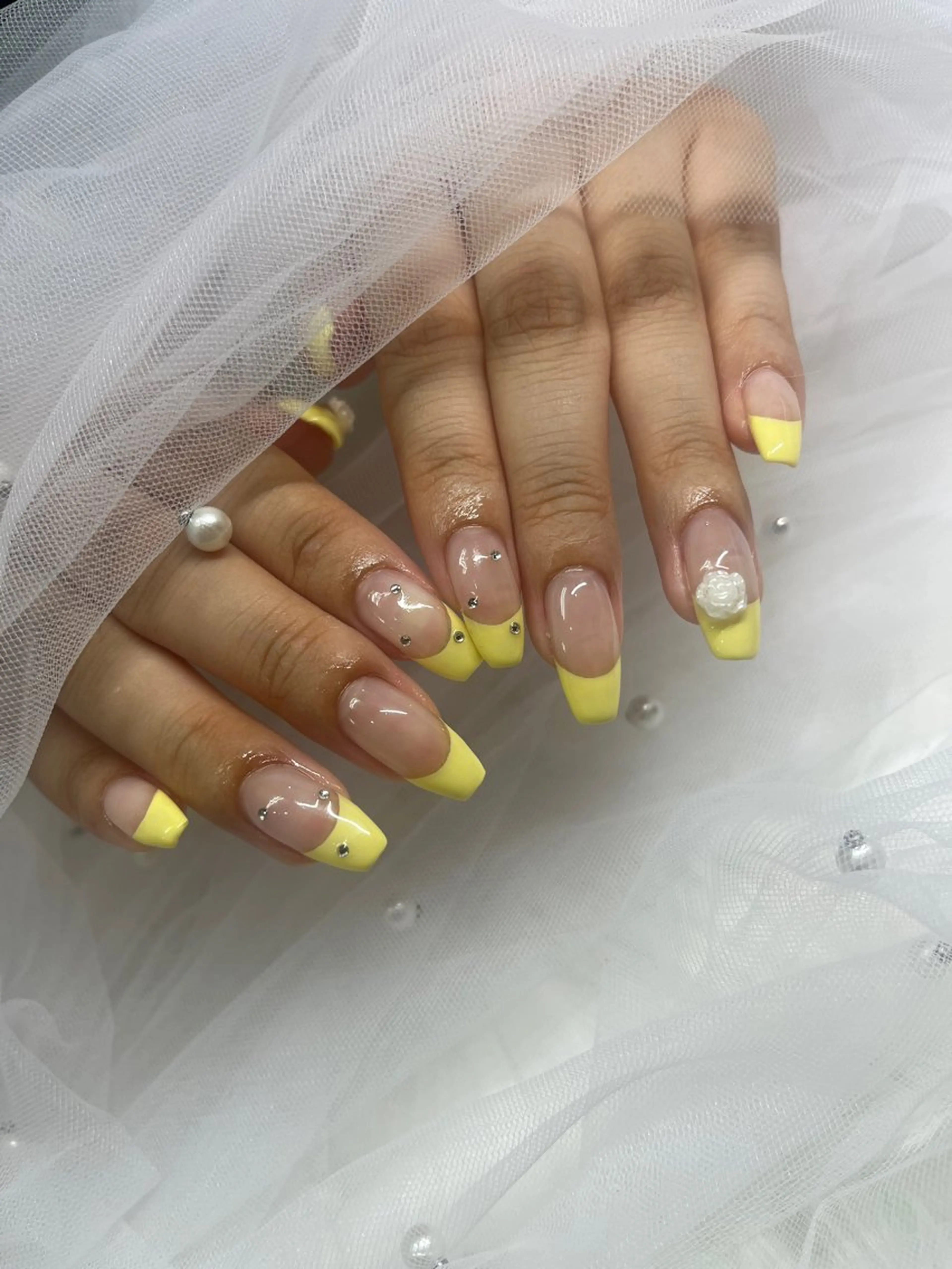 グラデーション・フレンチネイルの写真