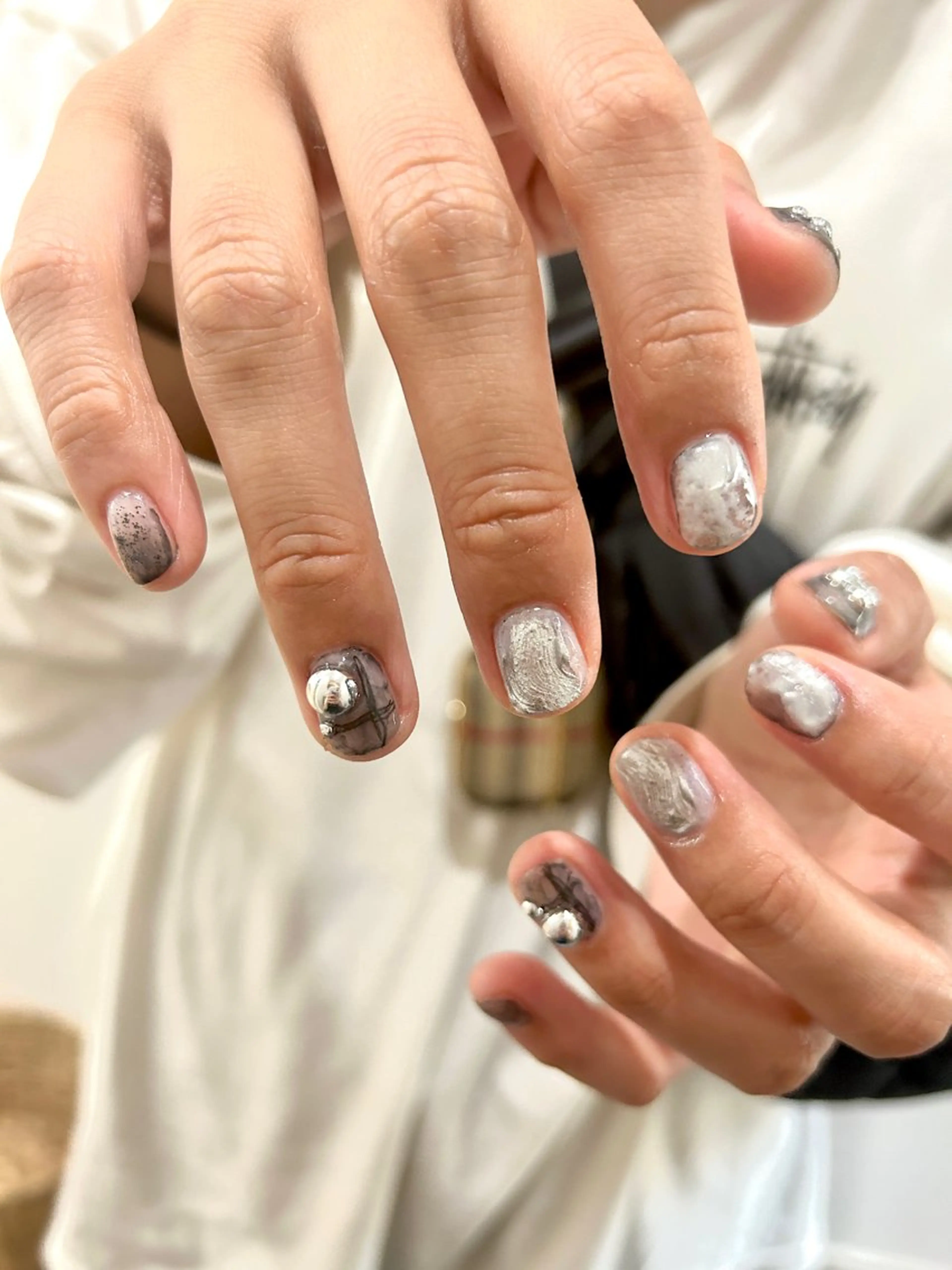 ネイル ニュアンスネイル ハンドネイル hali’a nailのネイルデザイン