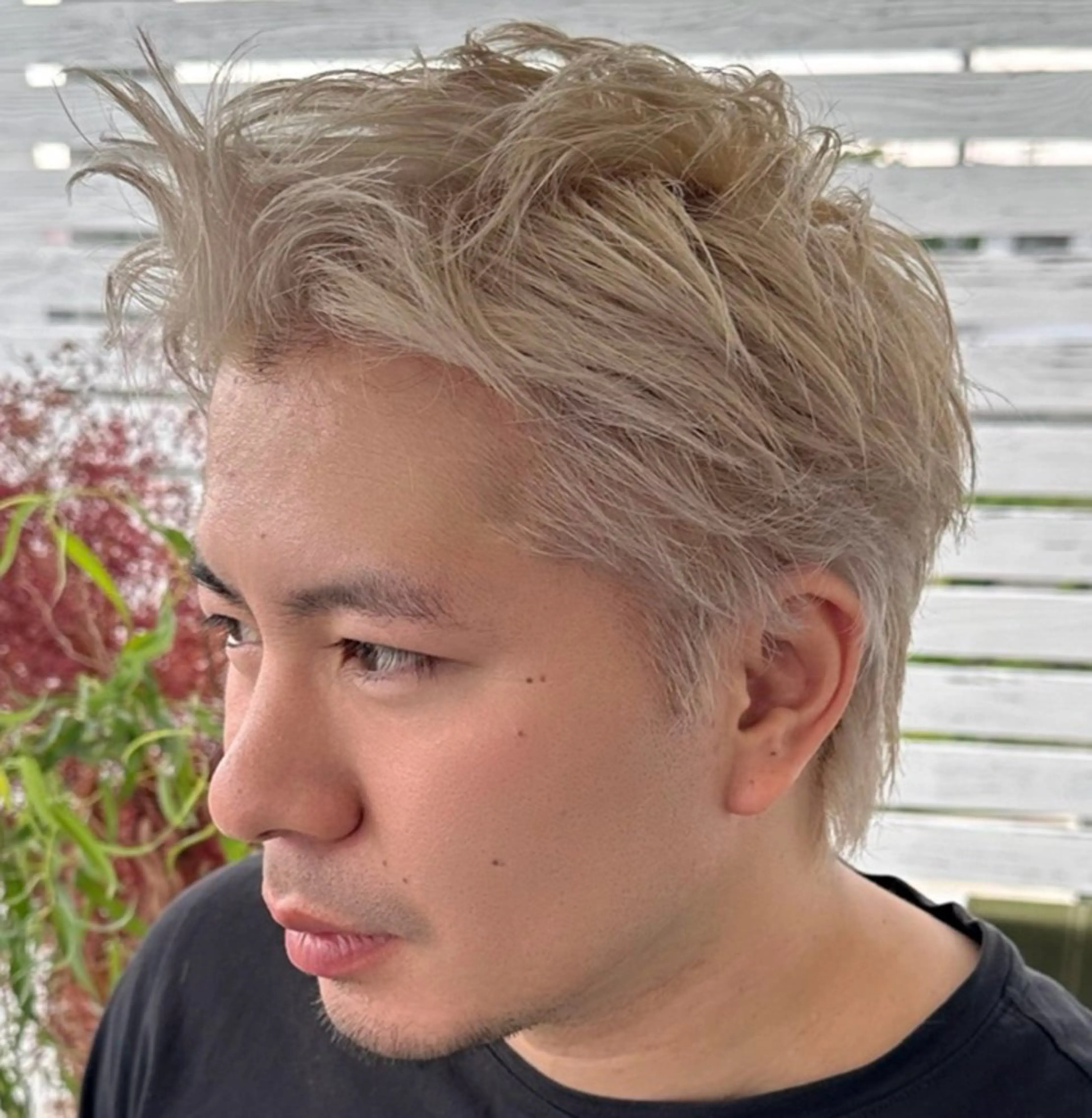 ショート カラー パーマ メンズ カット ヘアカラー パーマ メンズ特化✂️ 小枝 優生のヘアスタイル