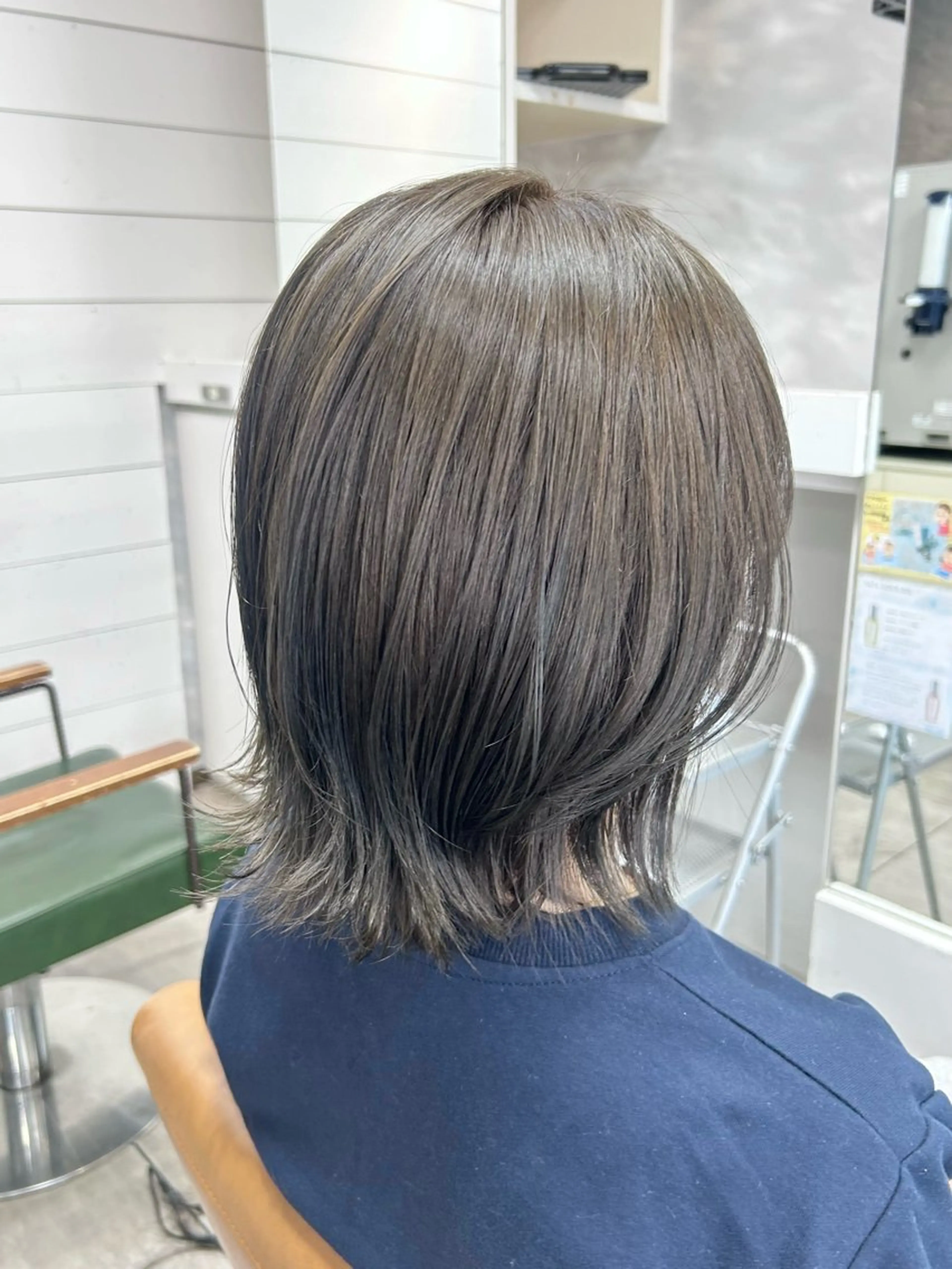 ミディアム カット ヘアカラー 🫧艶髪カラー🫧 森本くるみのヘアスタイル