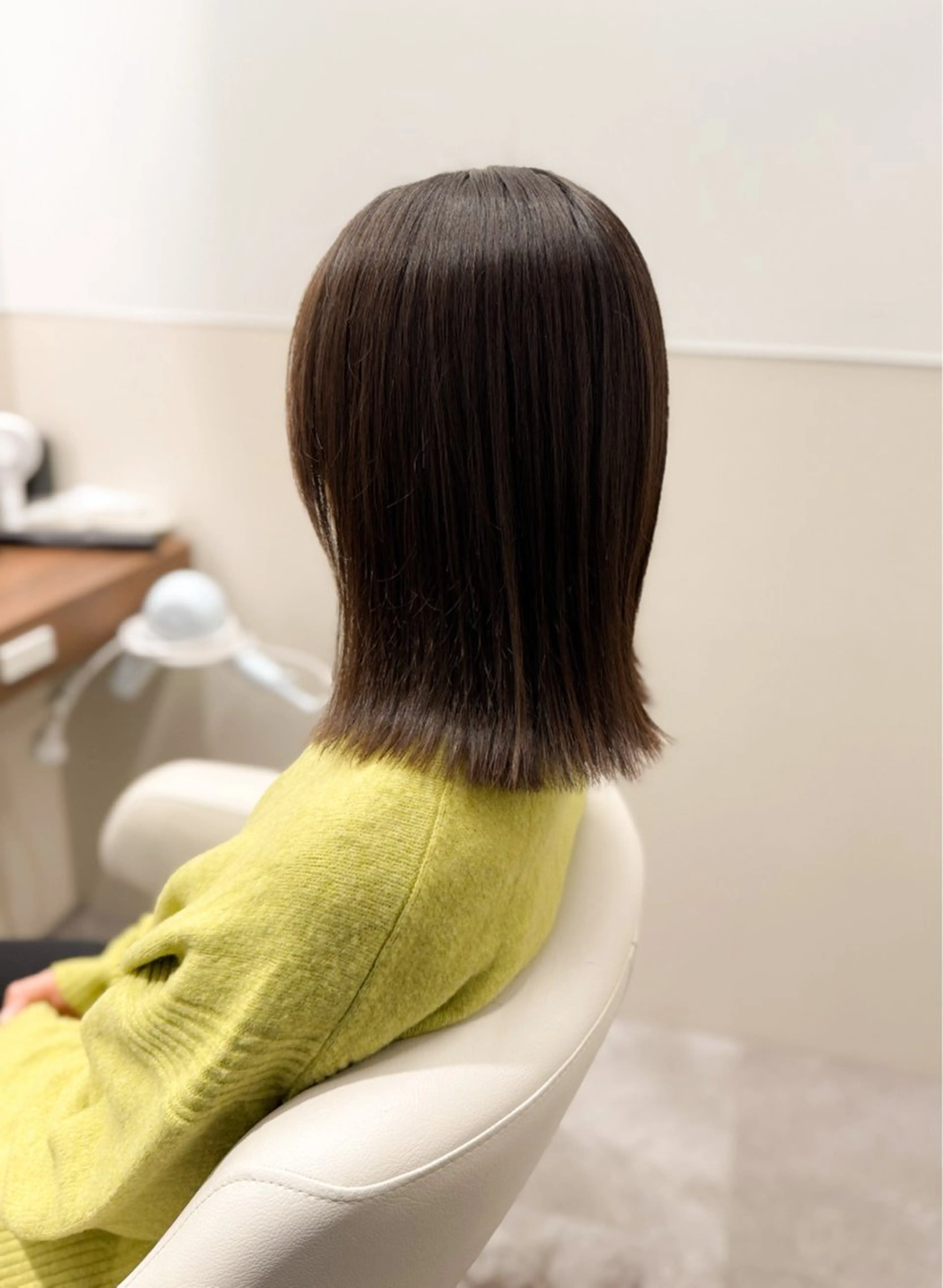 ミディアム カット トリートメント カセヤ リョウのヘアスタイル