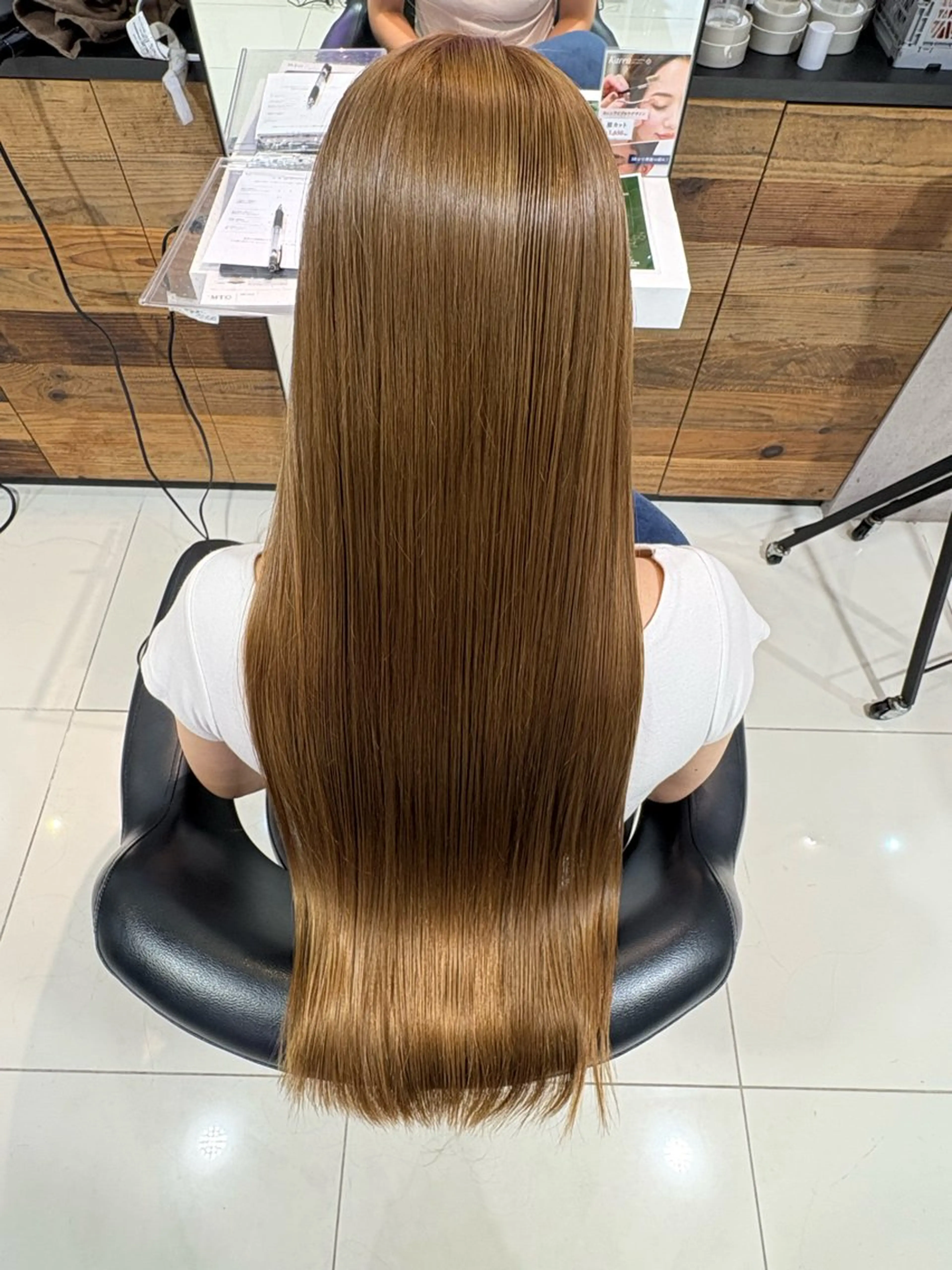 ❣️当日予約OK🙆‍♀️❣️【minimo限定艶々ワンカラー🫧✨️】💙ワンカラー＋酸熱トリートメント💙の写真