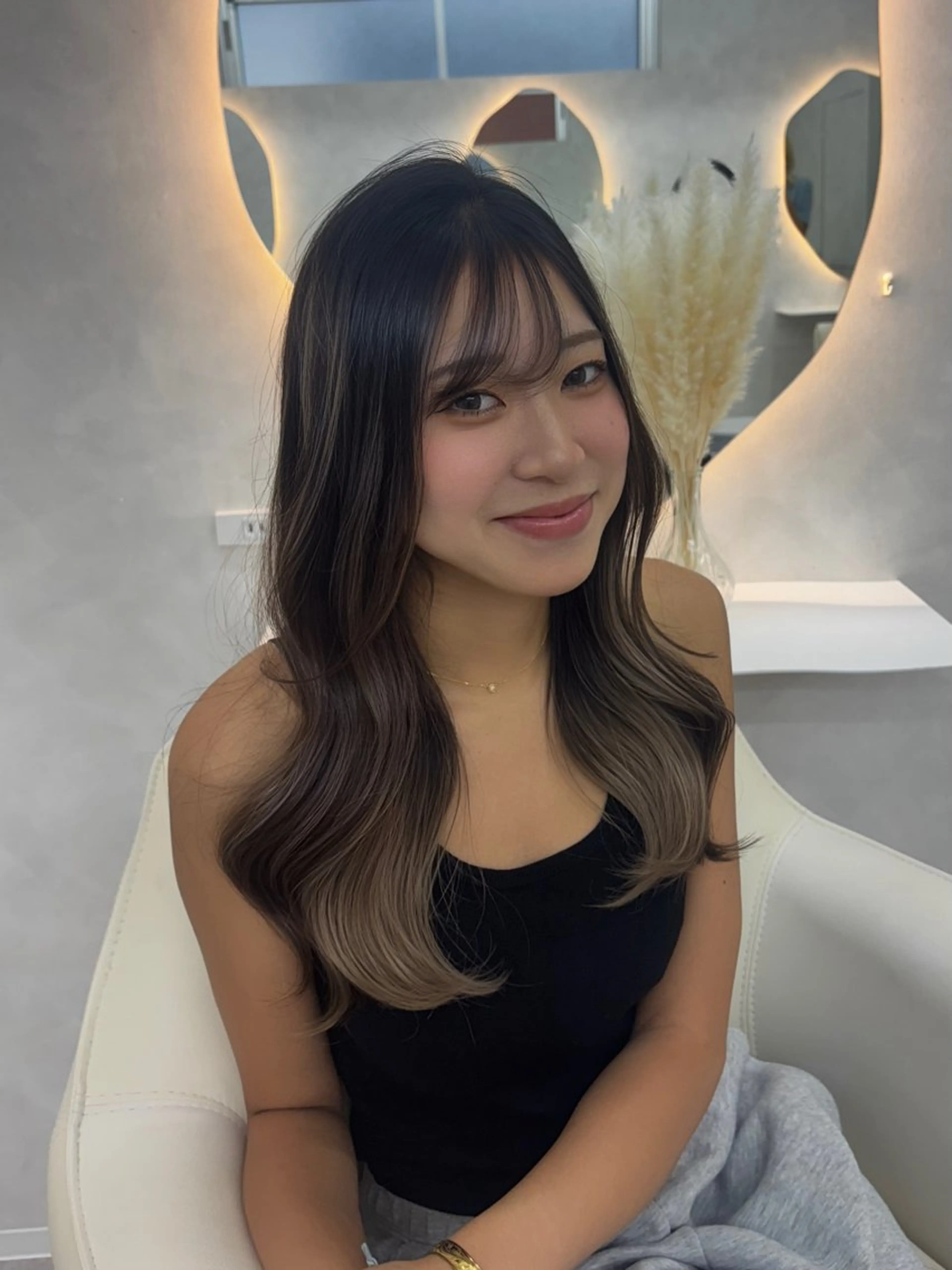 ✂️韓国風デザインカット✂️（シャンプー、ブロー込み）/池袋の写真