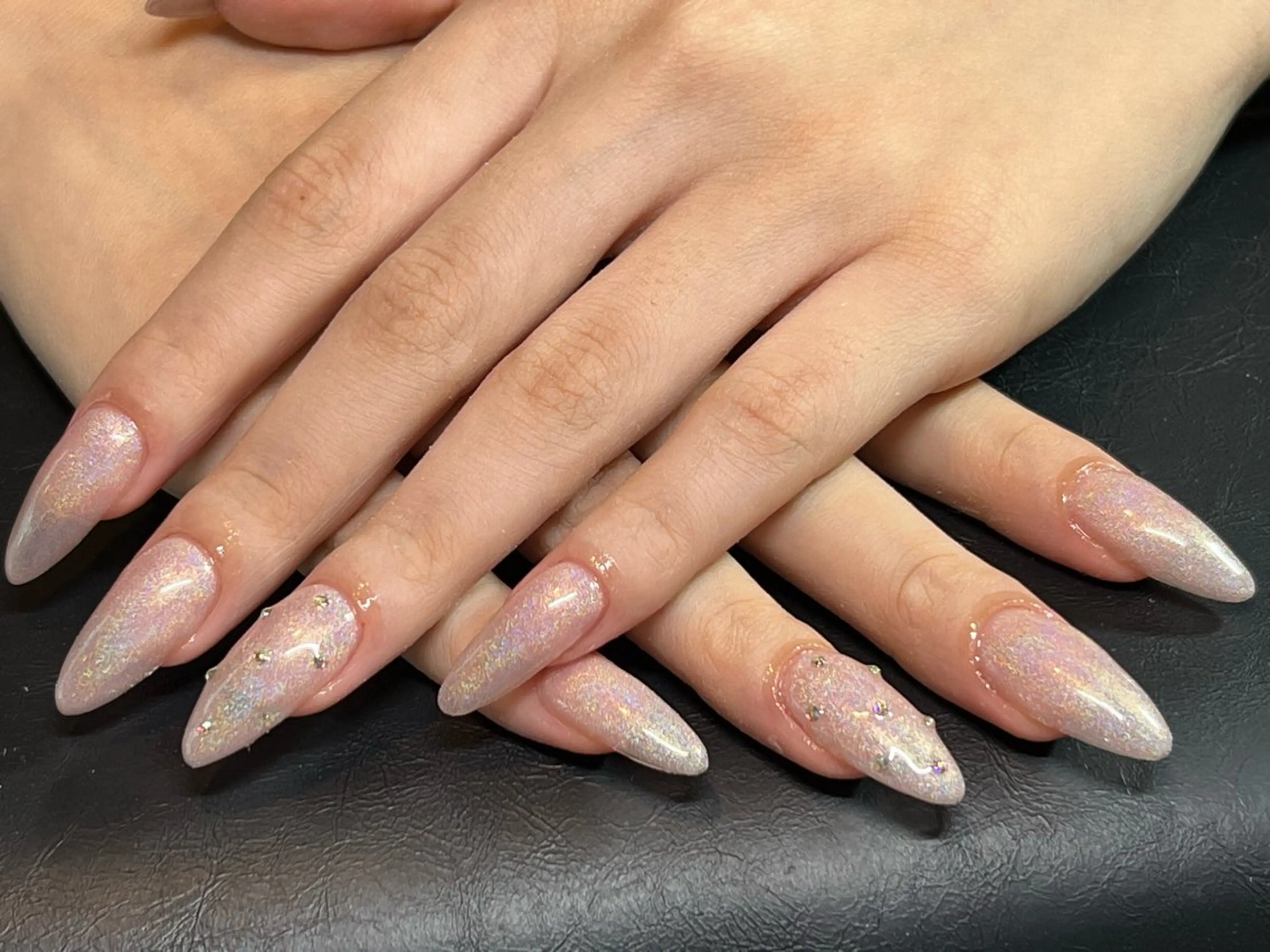 ネイル ストーンネイル Nail salon Kahuuのネイルデザイン