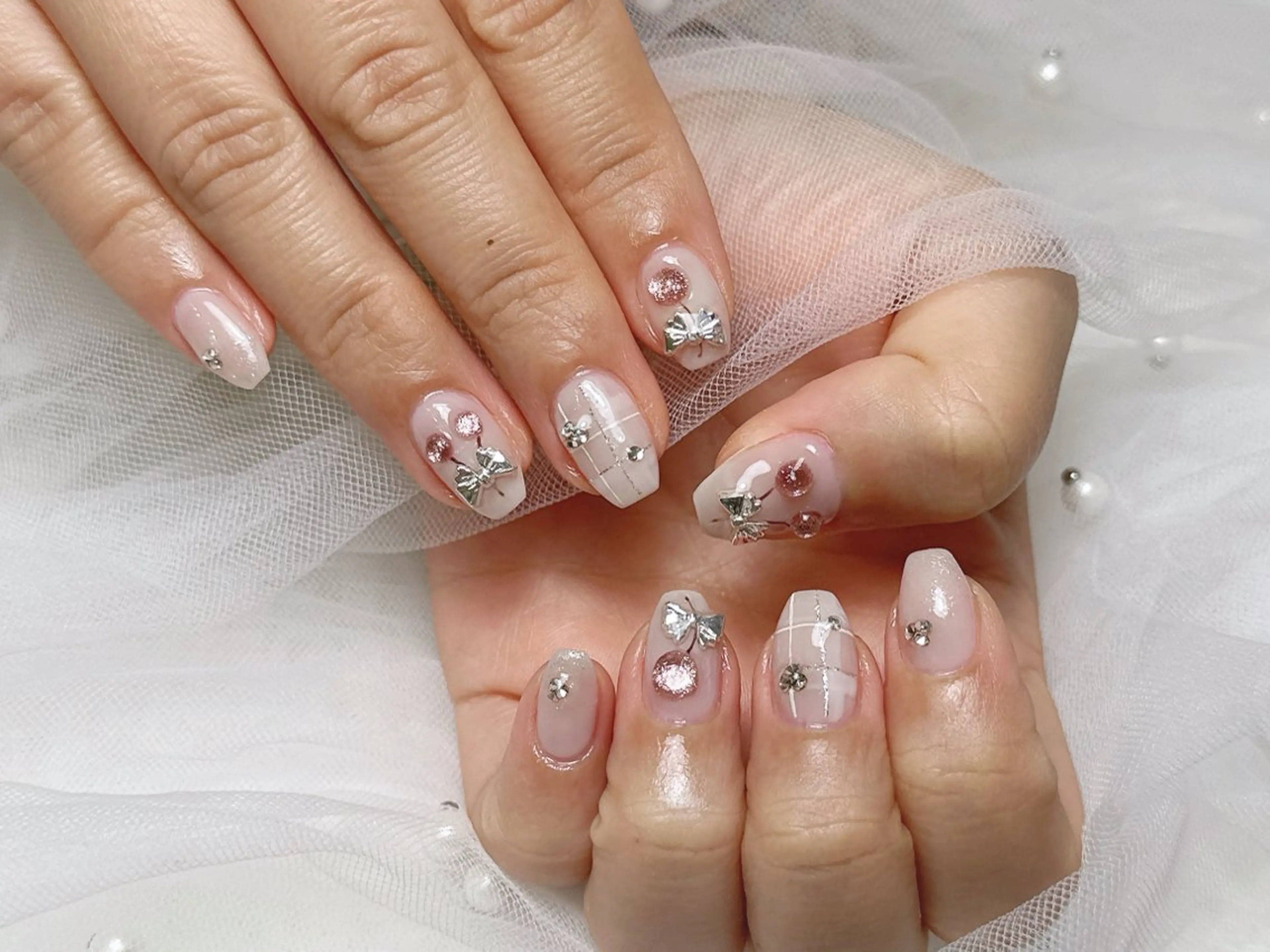 ネイル ハンドネイル 【Eclat ｴｸﾗ】nail＆beauty所属・Eclat〔ｴｸﾗ〕 MOEKA𝜗𝜚*のネイルデザイン