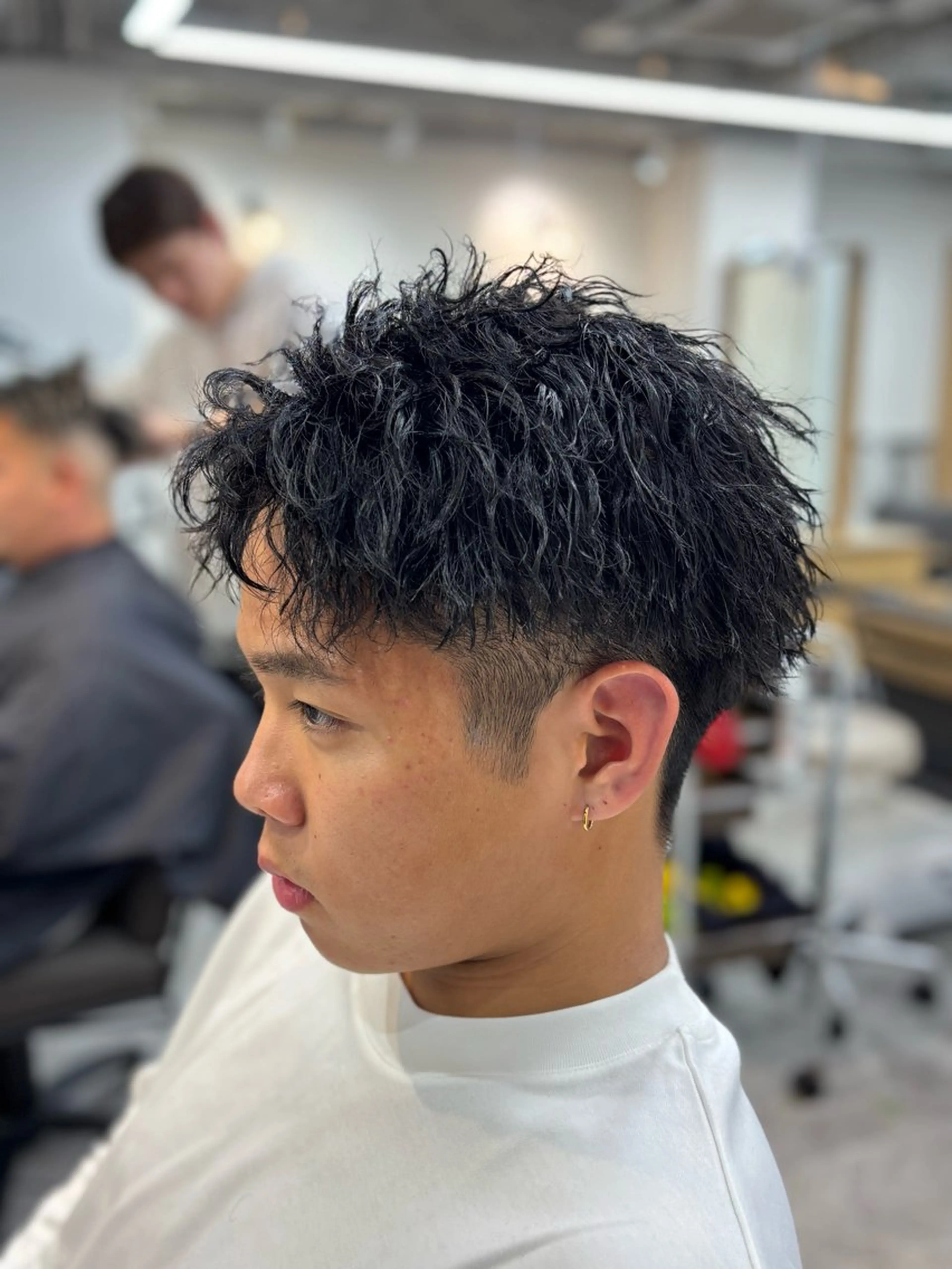 ショート メンズ メンズパーマ メンズツイストパーマ ツイストパーマ DIECE所属・渋谷【メンズ特化】 レンのヘアスタイル