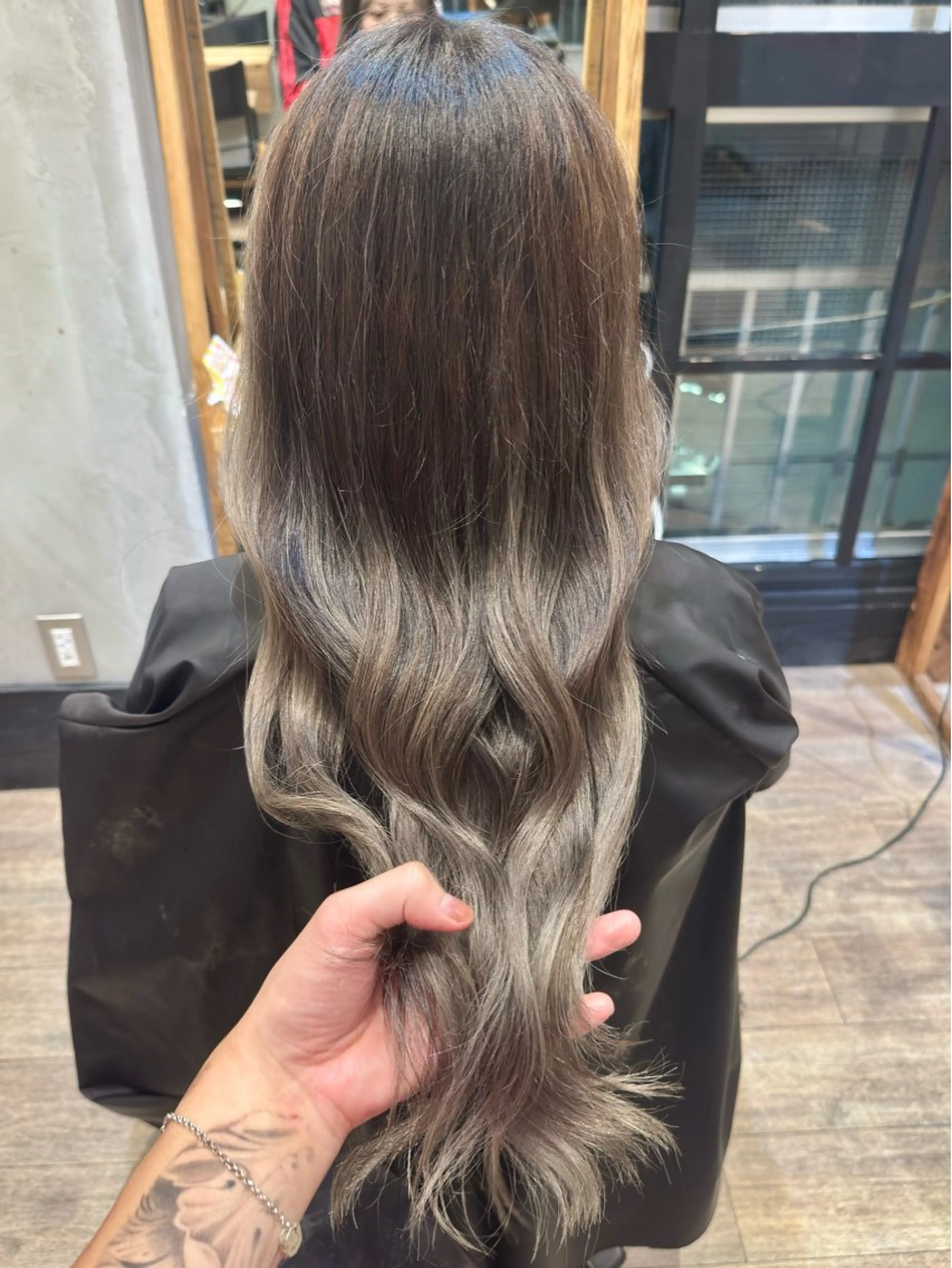 ミディアム カラー ヘアカラー 立川/ブリーチ/ 髪質改善/西川翔真のヘアスタイル