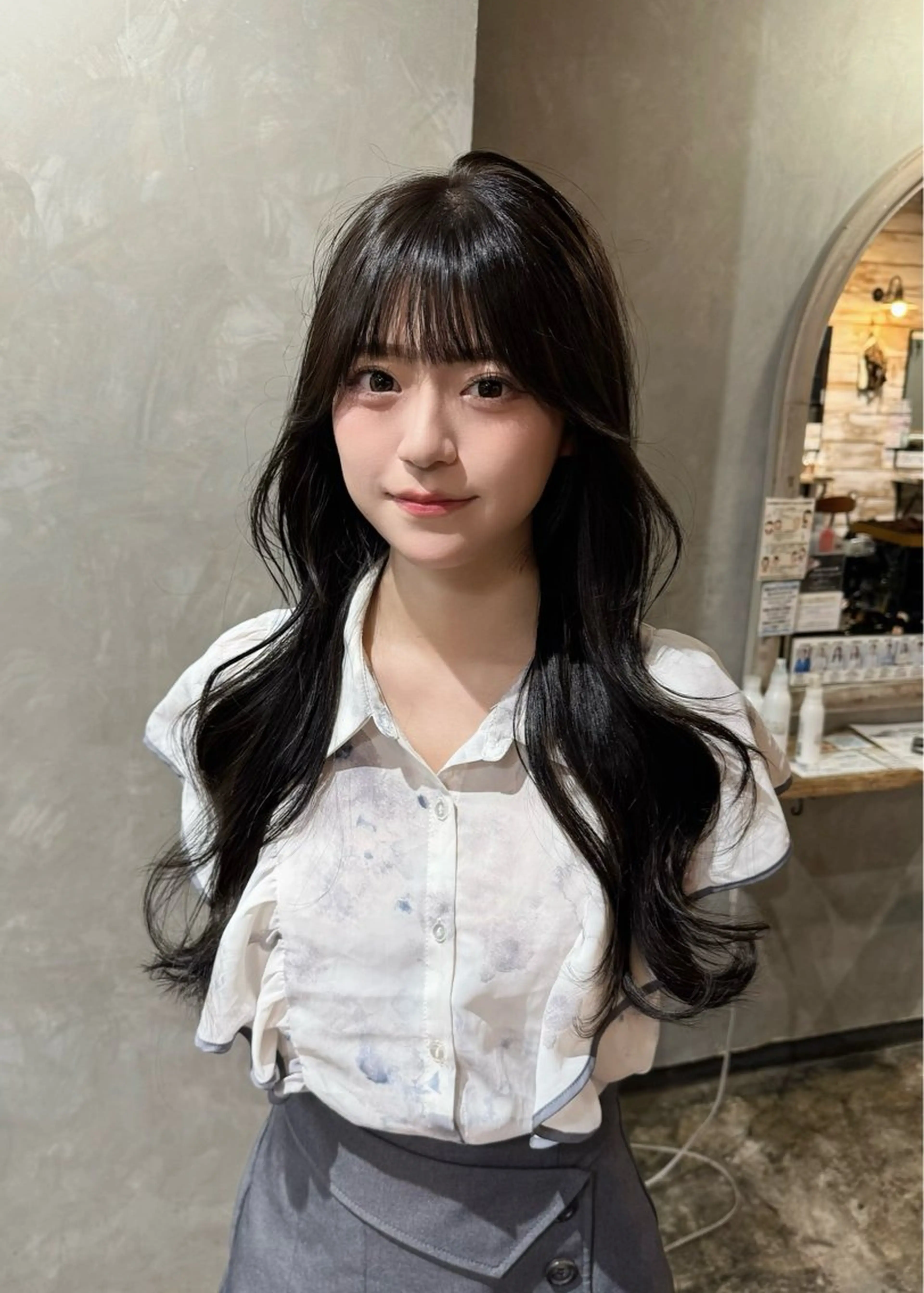 似合わせカット➕イルミナorアディクシーカラー➕極潤卵殻トリートメントの写真