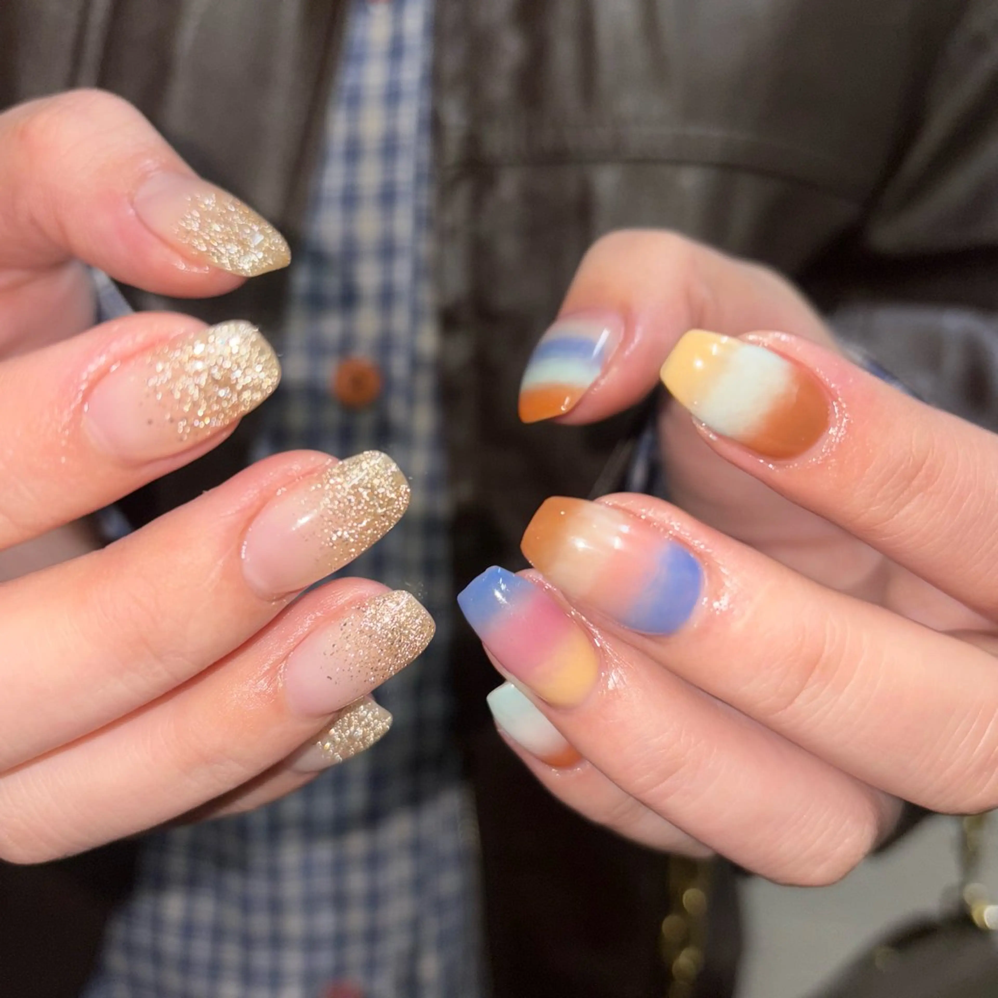 ネイル アートネイル ハンドネイル カメレオン京橋🌻 草葉由佳のネイルデザイン