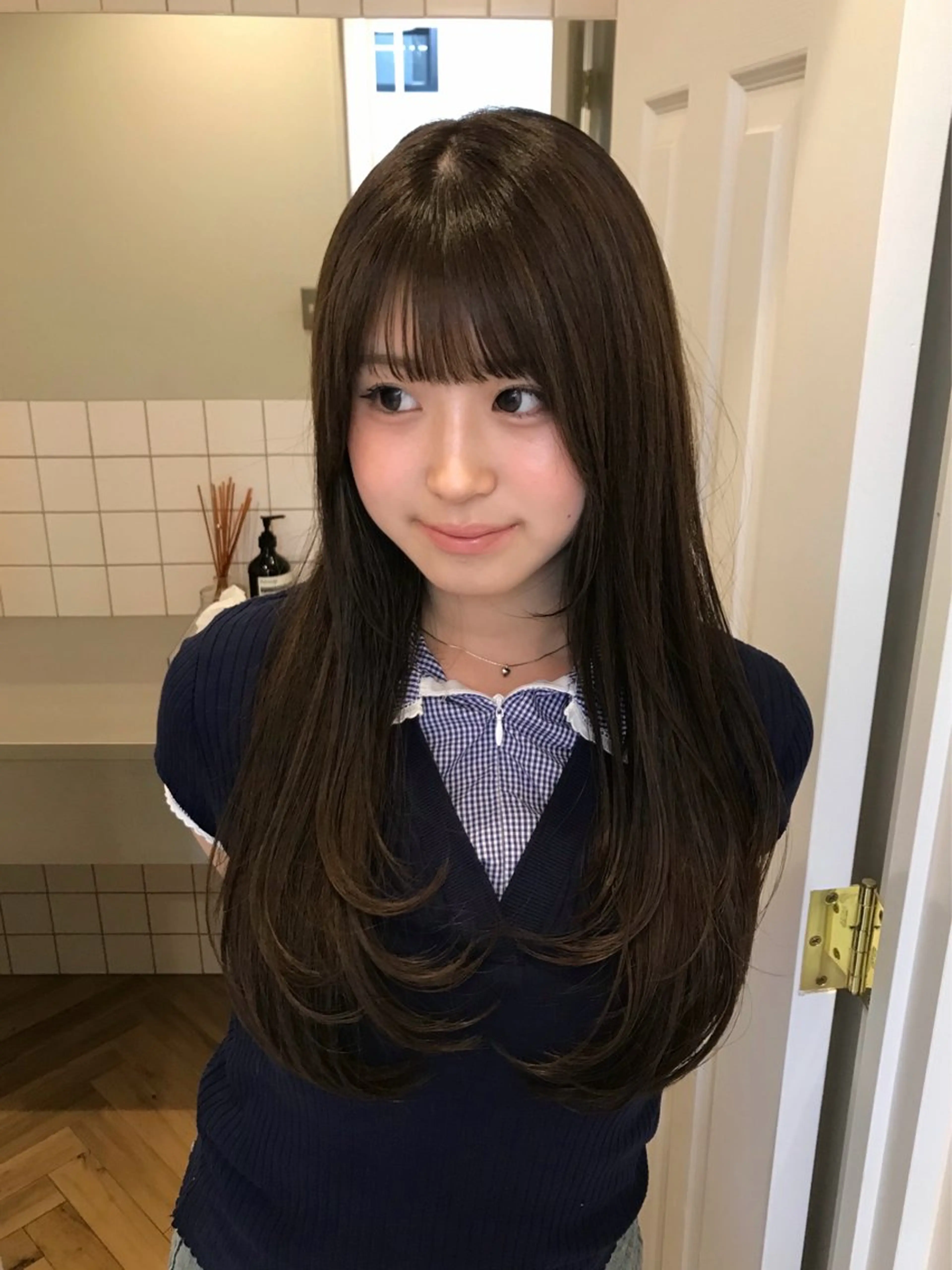 ロング runa/パーマ /ブリーチモデルのヘアスタイル