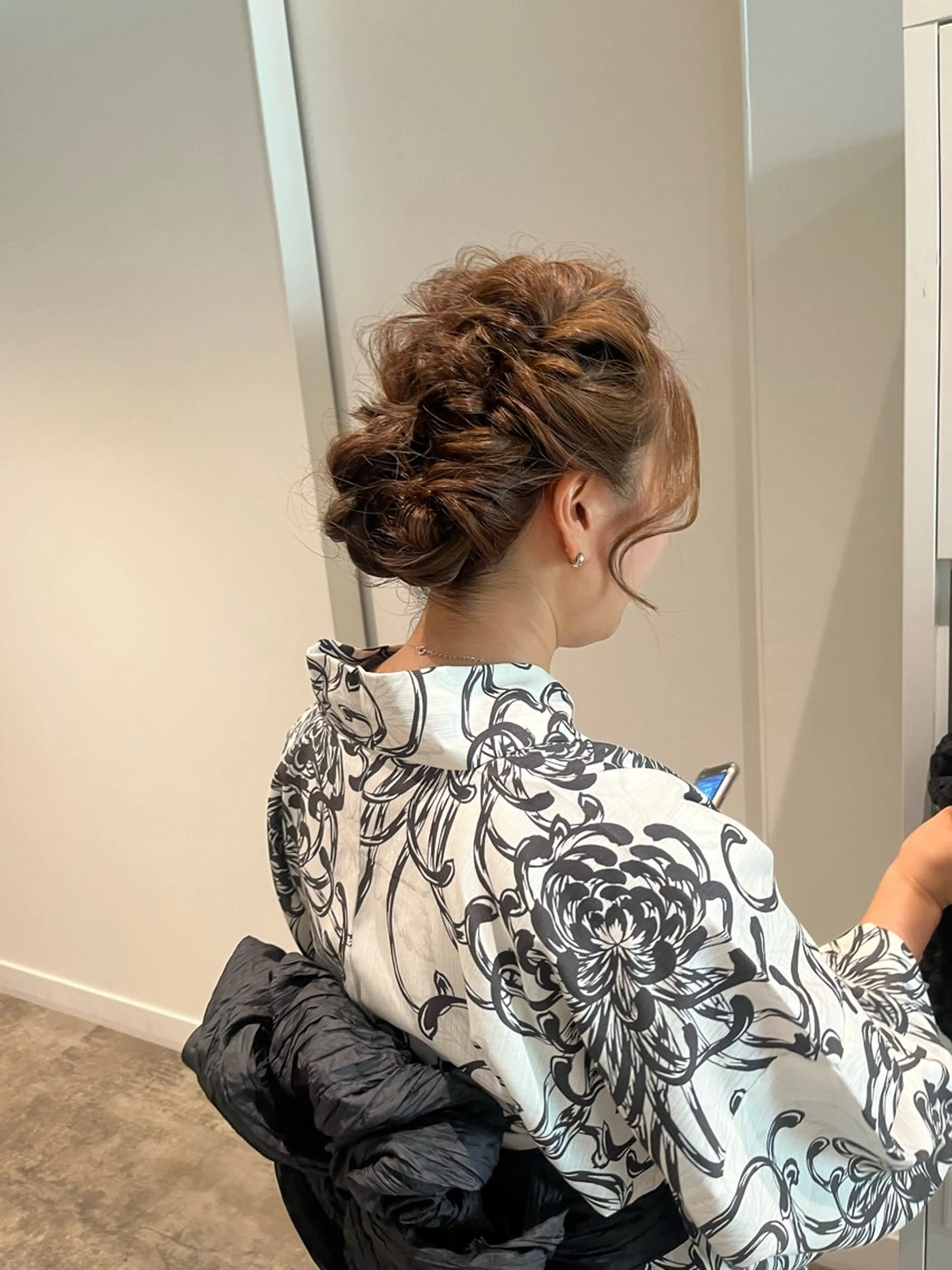 セミロング 浴衣 ショート／ミニボブ マンツーマン/マユコのヘアスタイル