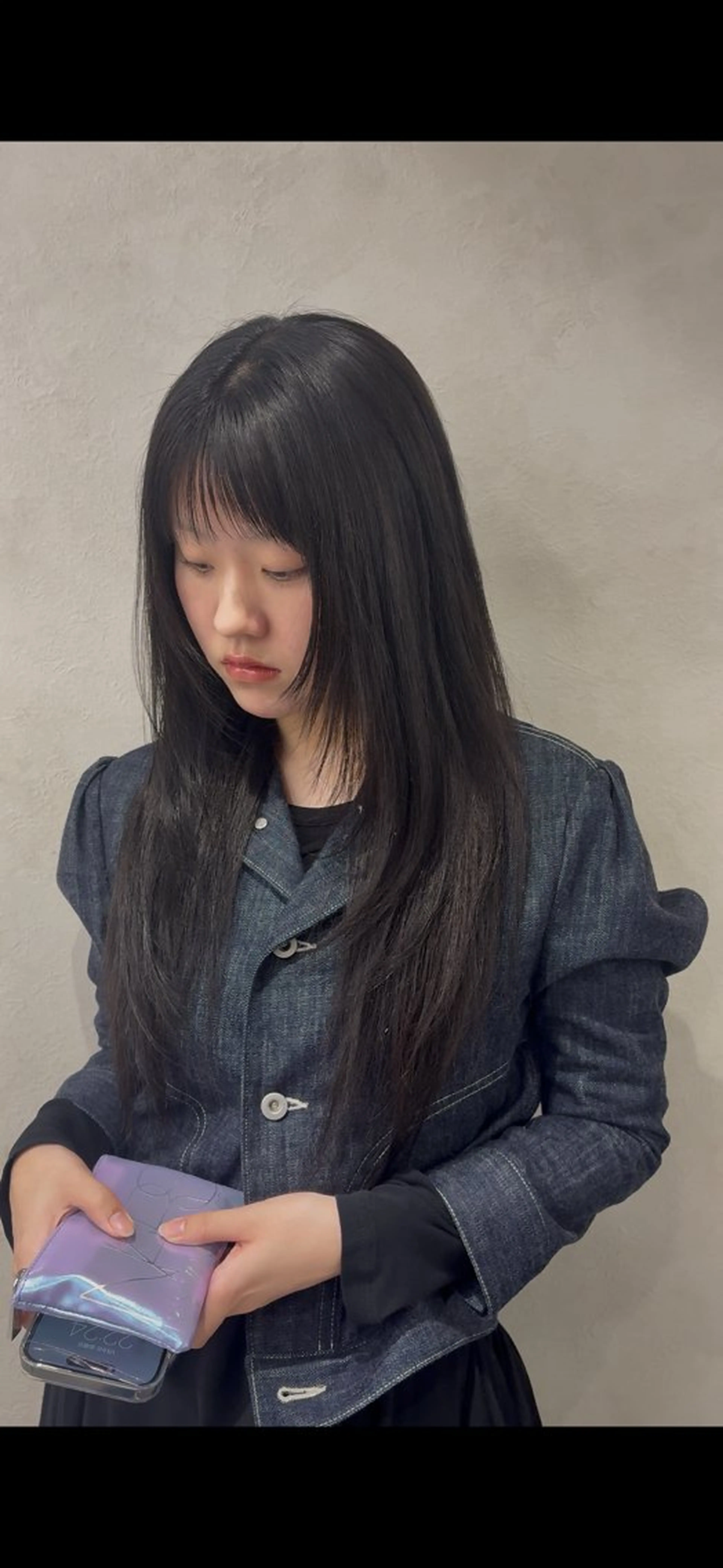 ロング ハッシュカット ハイレイヤー 韓国風ヘア レイヤーカット Yuta✂︎ 韓国レイヤー🪽のヘアスタイル