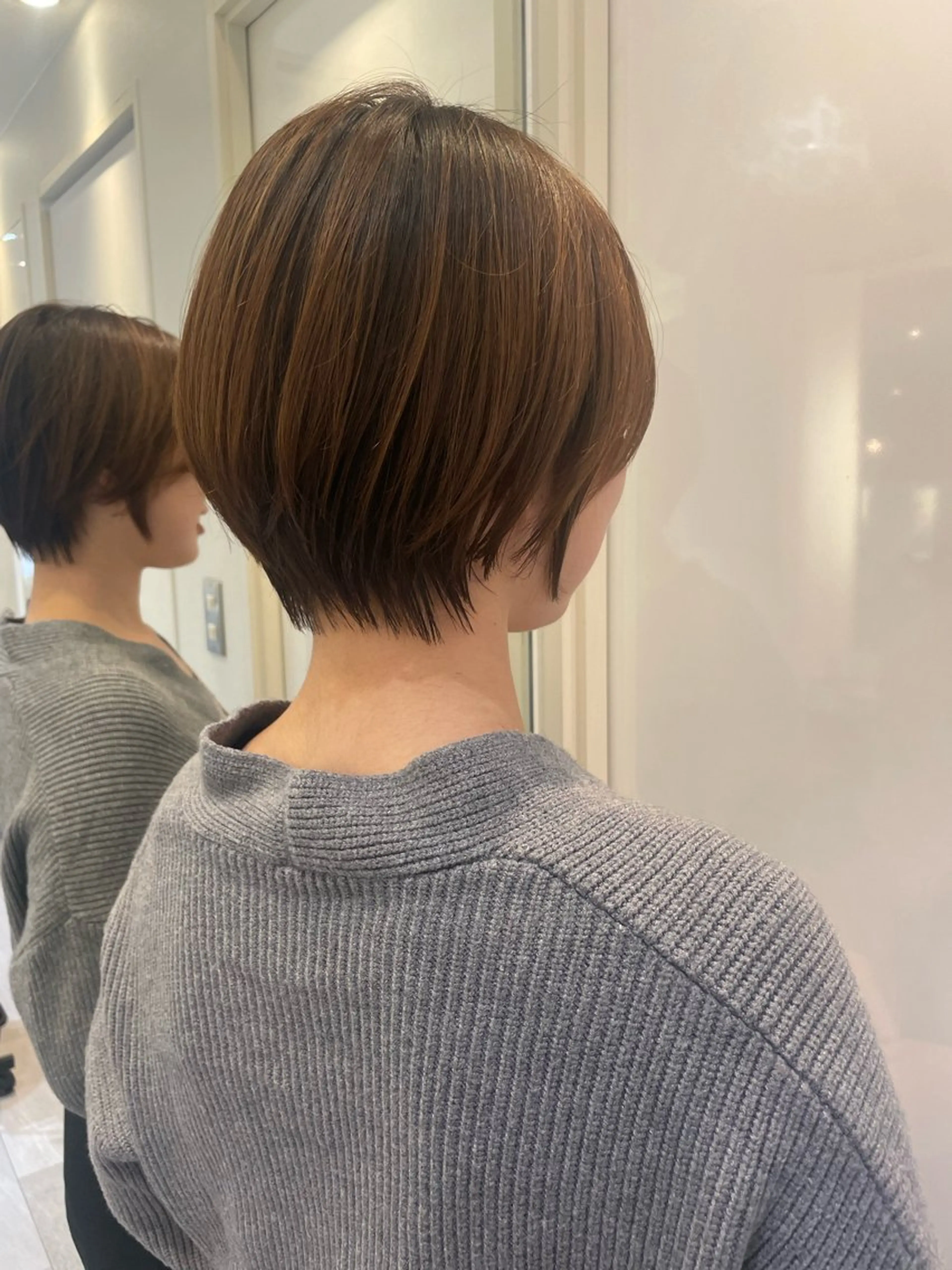 ショート 似合わせショート 森岡俊亮のヘアスタイル